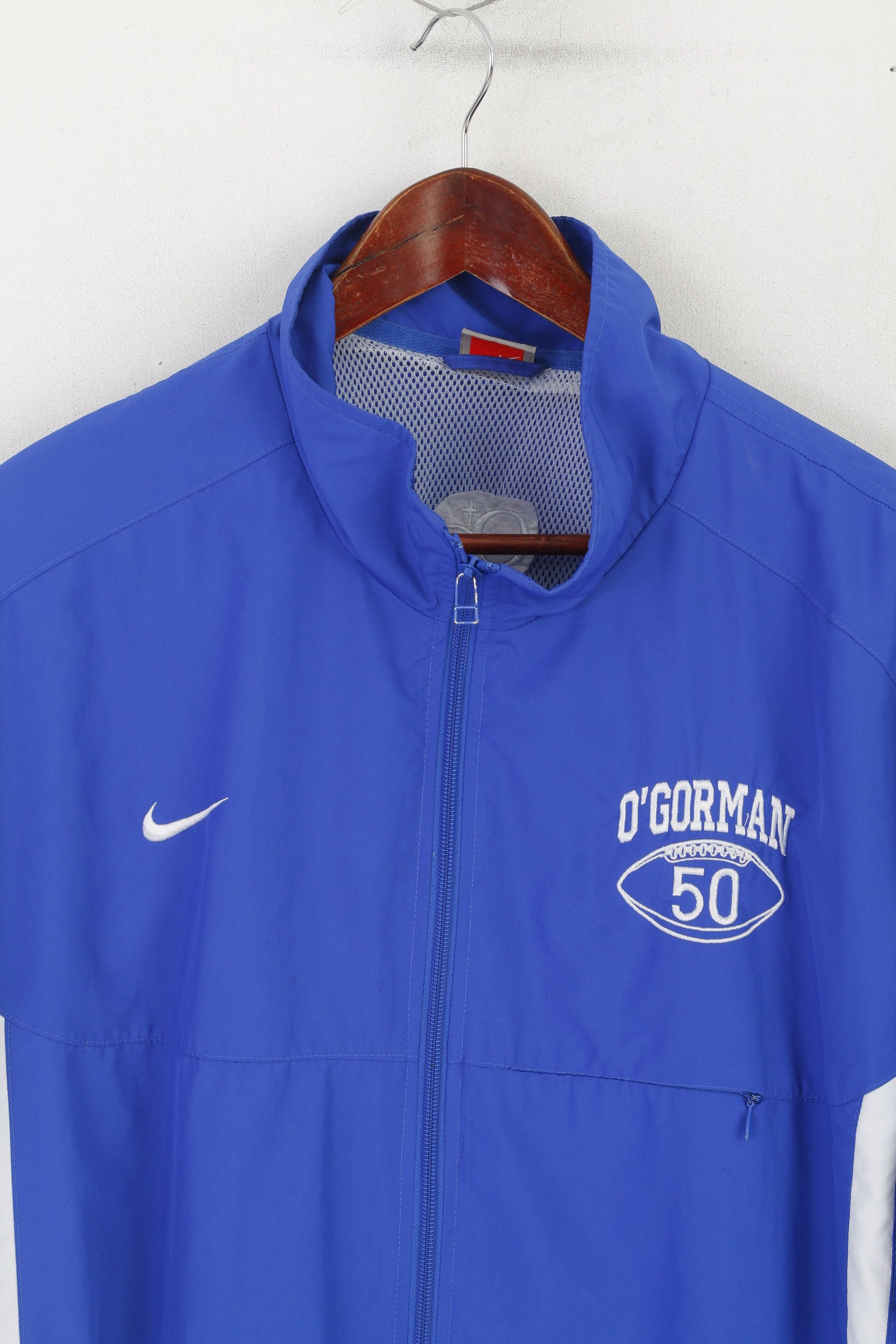 Nike Nike Team Men XL Jacket Blue O'Gorman Baseball 0884 Size US XL / EU 56 / 4 - 2 Thumbnail