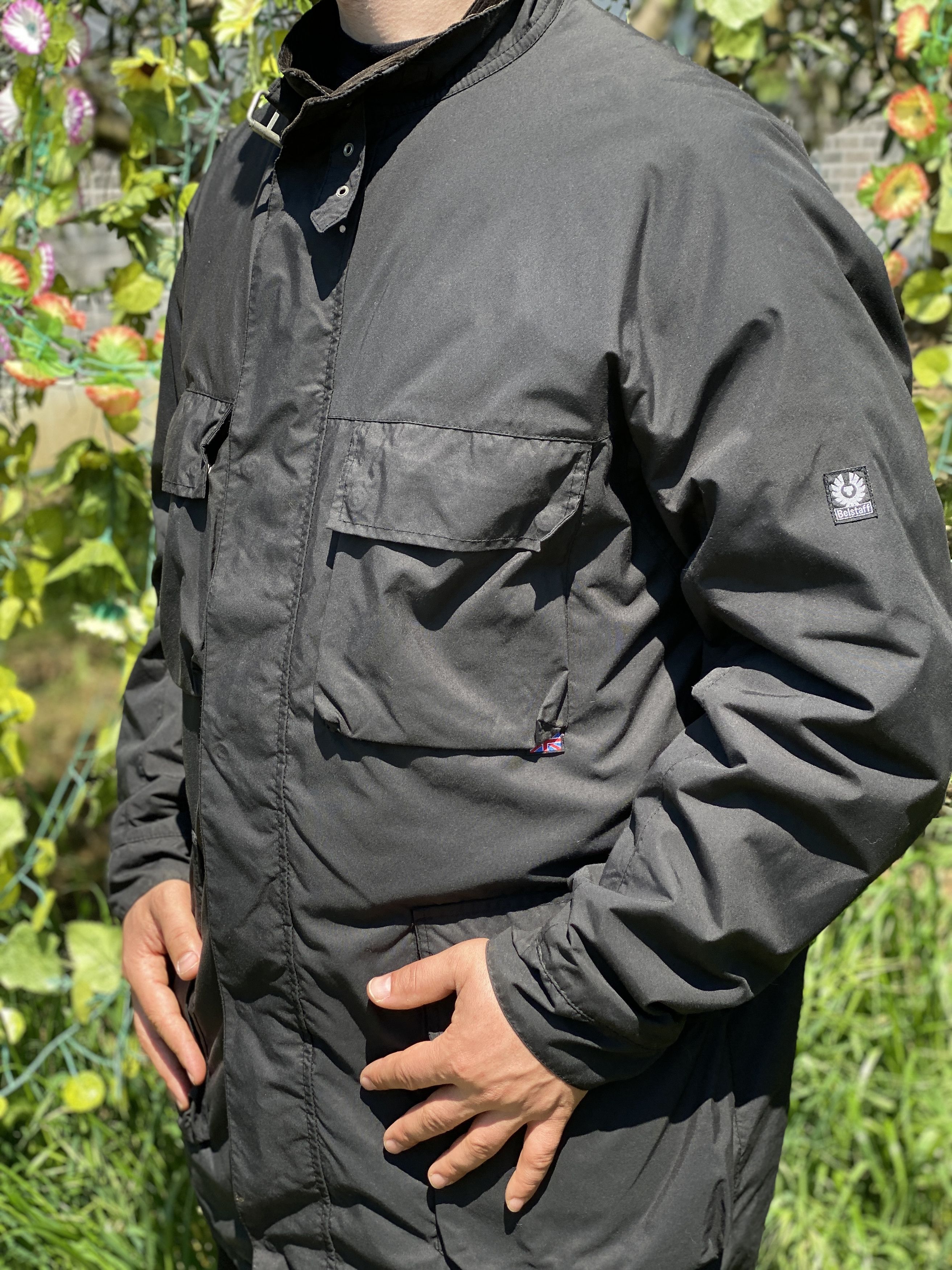 Belstaff Belstaff Motorcycle Rider Coat Light Jacket Black Size XL Size US XL / EU 56 / 4 - 3 Thumbnail