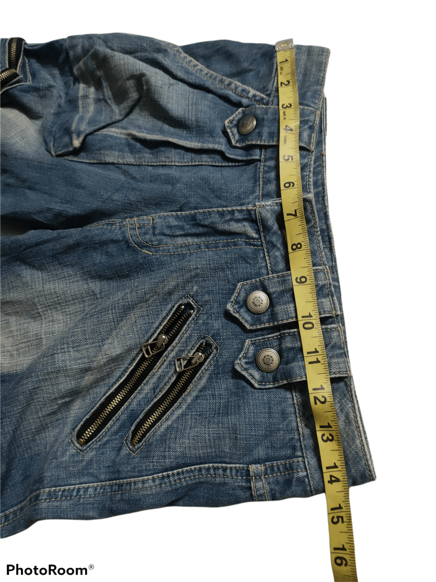 Hypebeast 🔥Hott🔥 Baggy Style 6 Pocket Denime Distressed Size US 29 - 3 Thumbnail