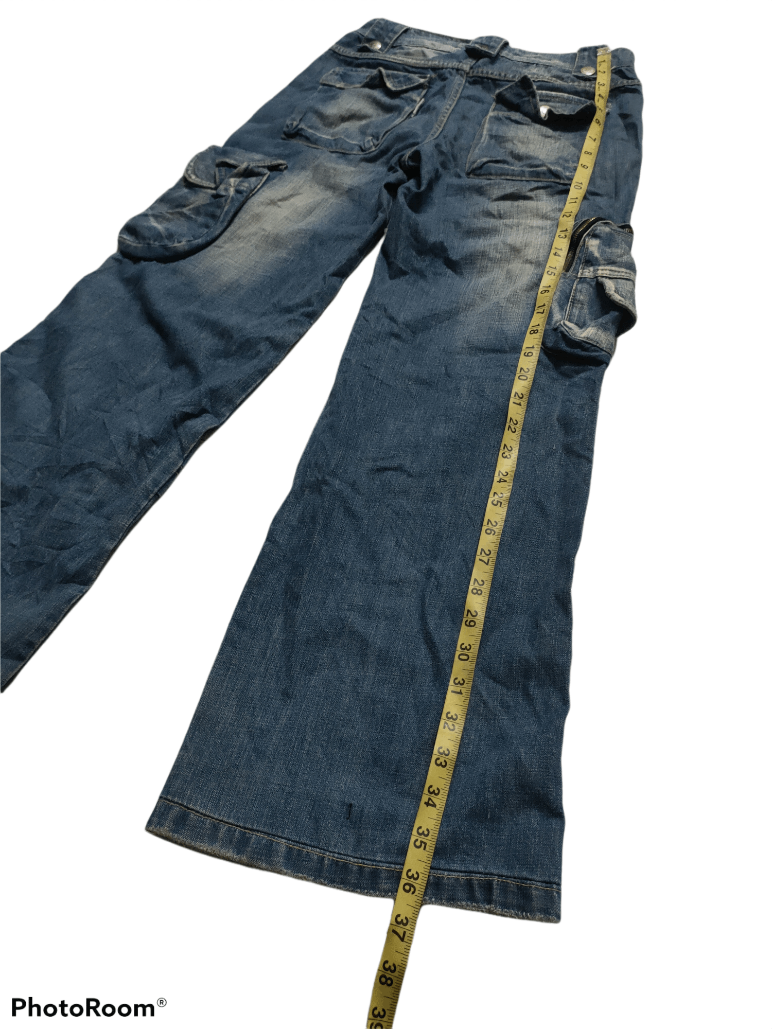 Hypebeast 🔥Hott🔥 Baggy Style 6 Pocket Denime Distressed Size US 29 - 4 Thumbnail