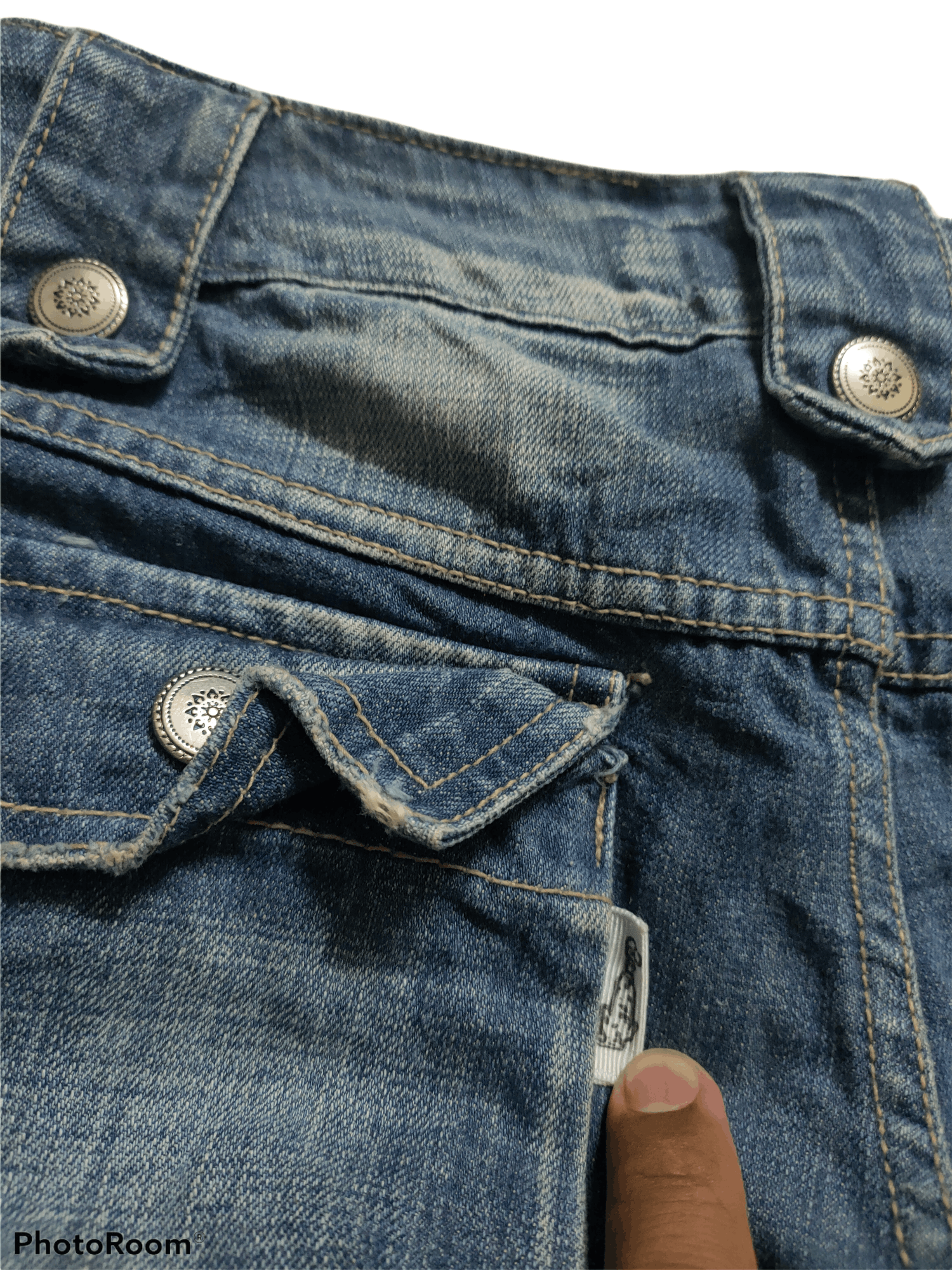 Hypebeast 🔥Hott🔥 Baggy Style 6 Pocket Denime Distressed Size US 29 - 6 Thumbnail