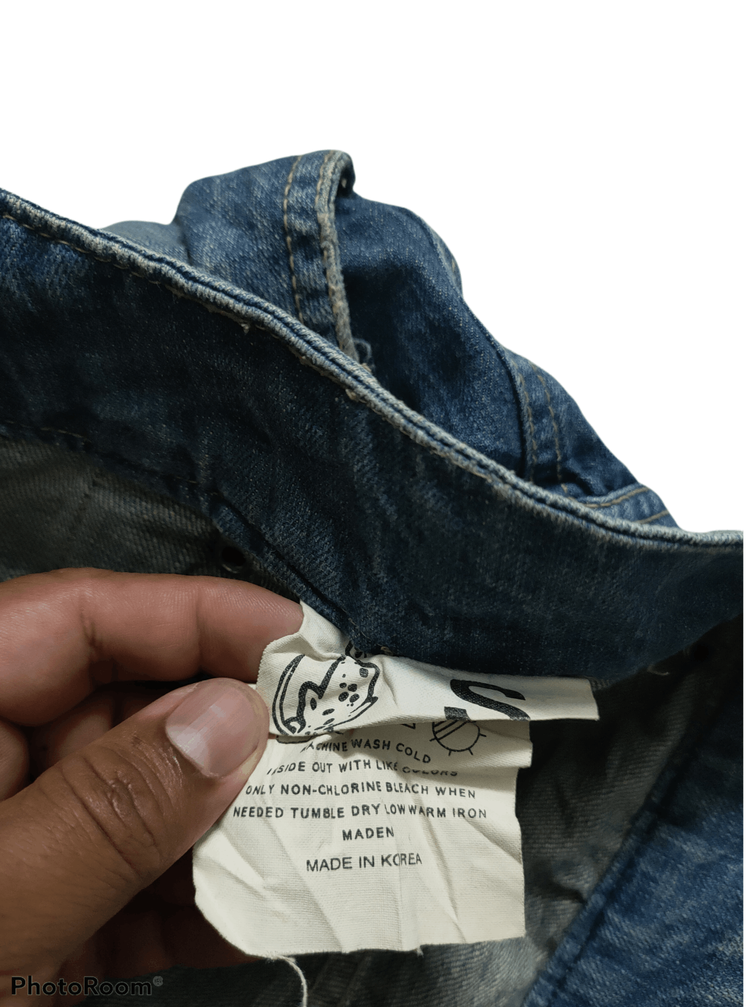 Hypebeast 🔥Hott🔥 Baggy Style 6 Pocket Denime Distressed Size US 29 - 7 Thumbnail