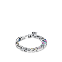 Louis Vuitton LV Paradise Bracelet Black/Multicolor in Silver