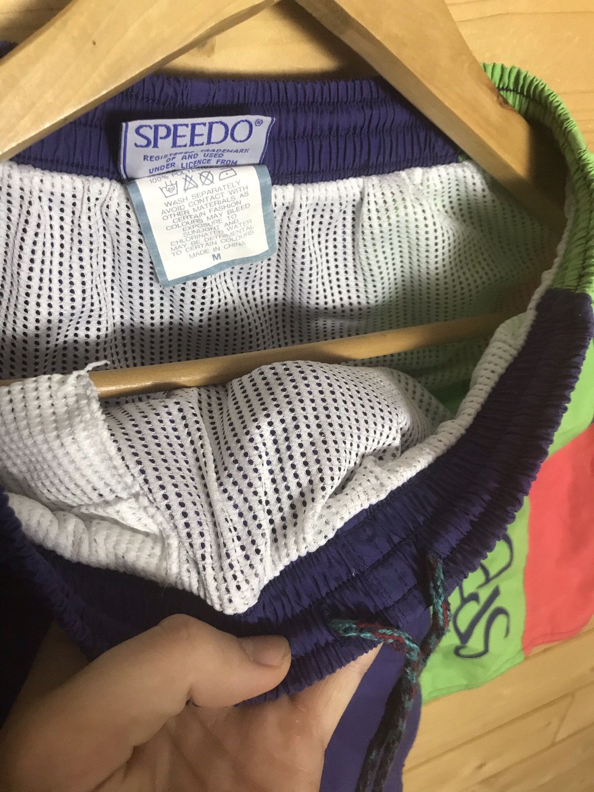 Speedo vintage Speedo big logo shorts Size US 30 / EU 46 - 3 Thumbnail