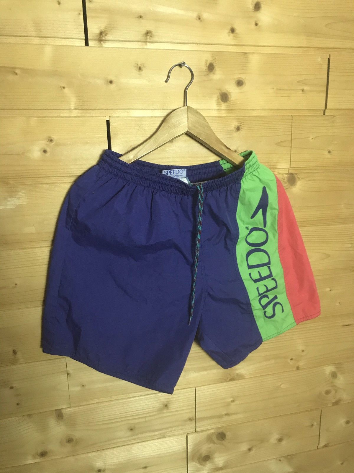 Speedo vintage Speedo big logo shorts Size US 30 / EU 46 - 1 Thumbnail