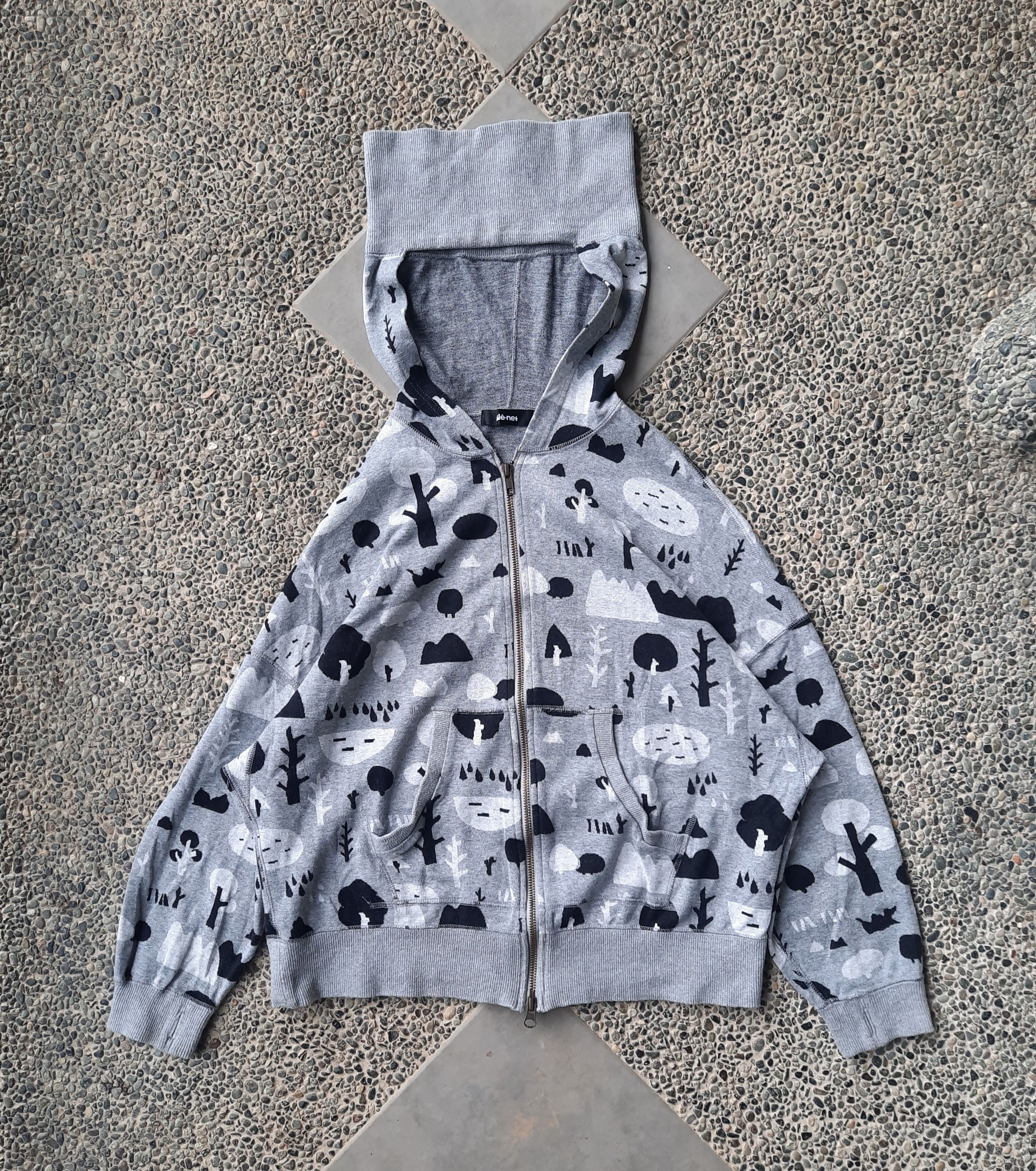 Issey Miyake Rare Ne-Net Sleeve - Cut Hoodie Jacket Size US S / EU 44-46 / 1 - 1 Thumbnail