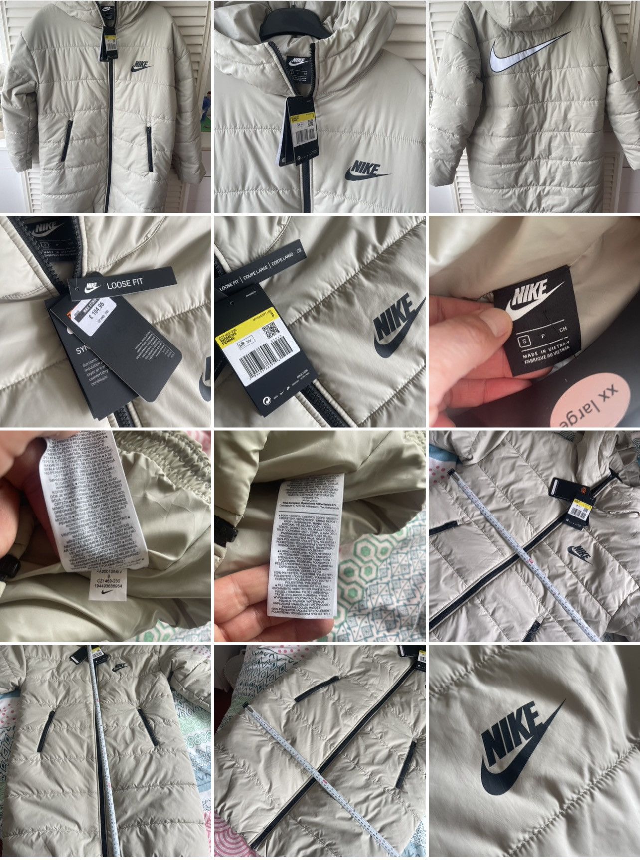 NIKE CZ1463-260 girls ladies jacket sizes in photos by tape