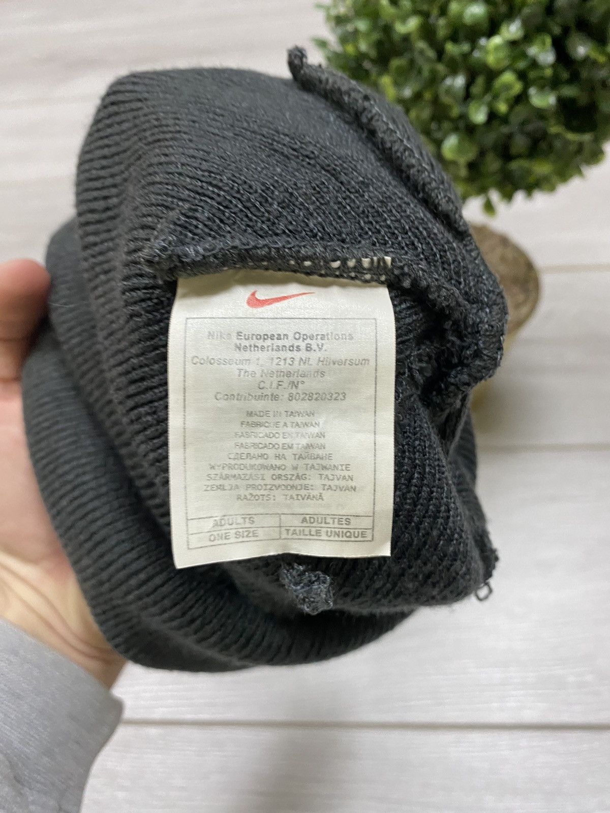 Nike Nike 90s vintage wool beanie hat swoosh Size ONE SIZE - 4 Thumbnail