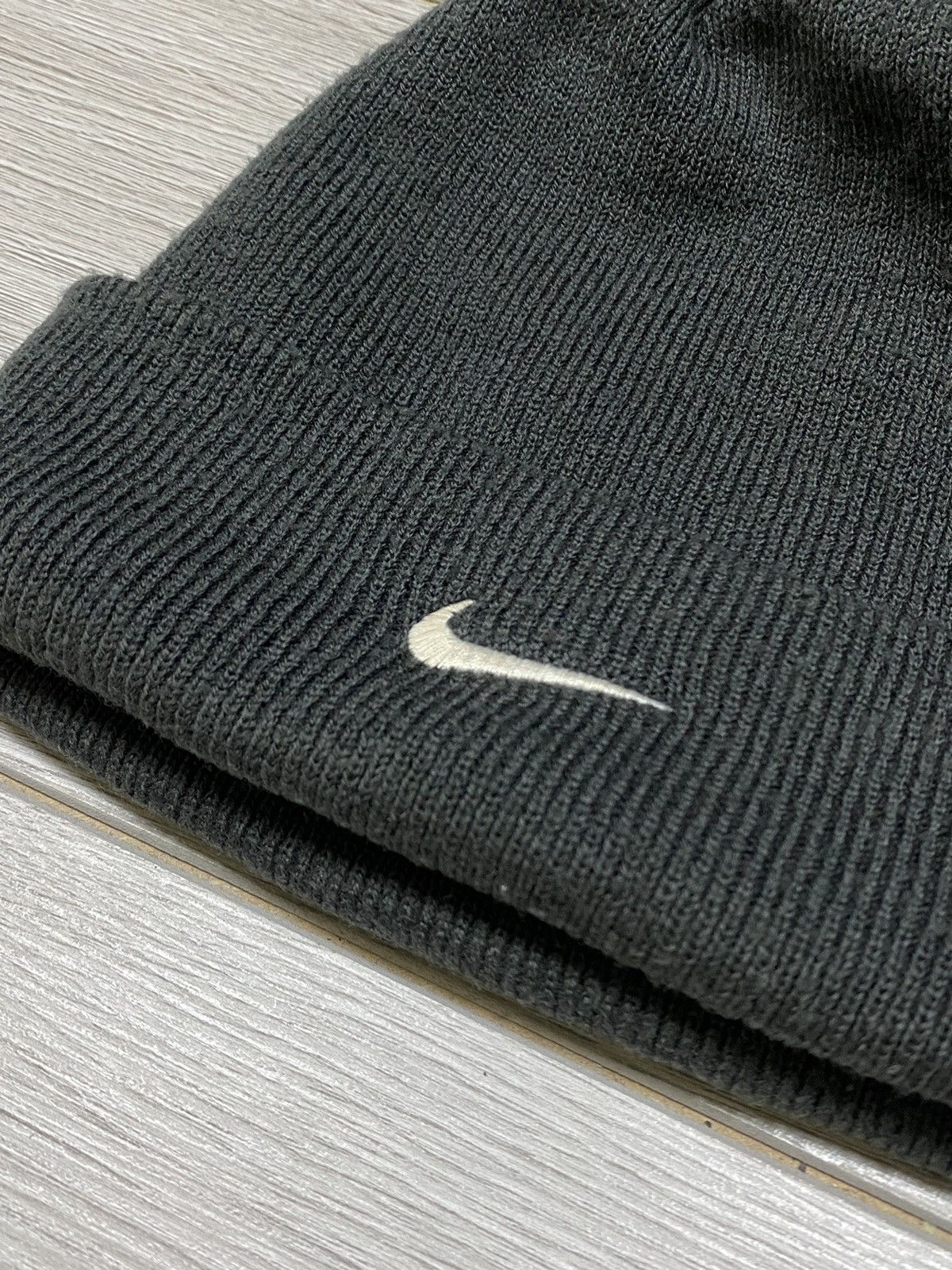 Nike Nike 90s vintage wool beanie hat swoosh Size ONE SIZE - 3 Thumbnail