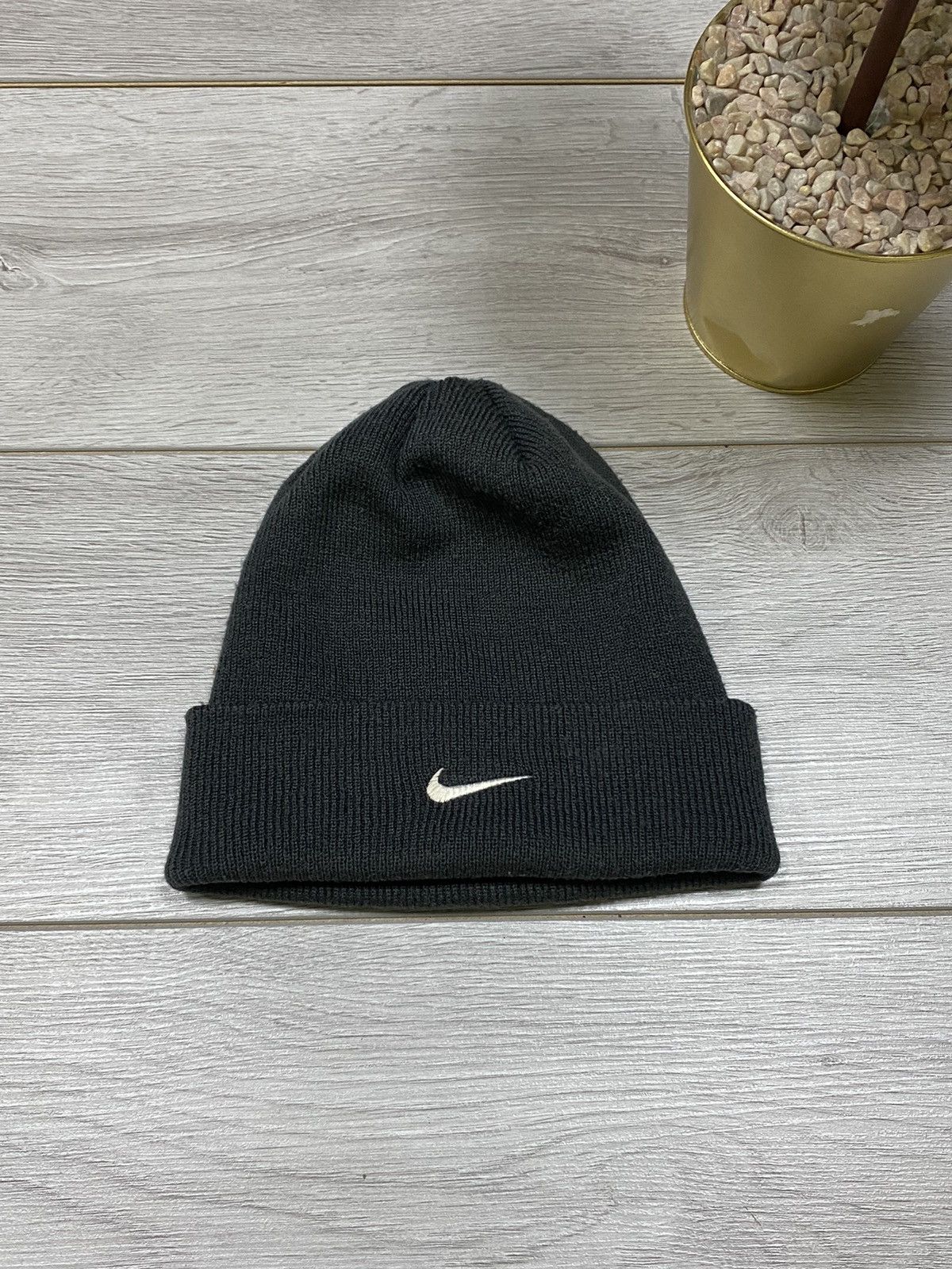 Nike Nike 90s vintage wool beanie hat swoosh Size ONE SIZE - 2 Thumbnail