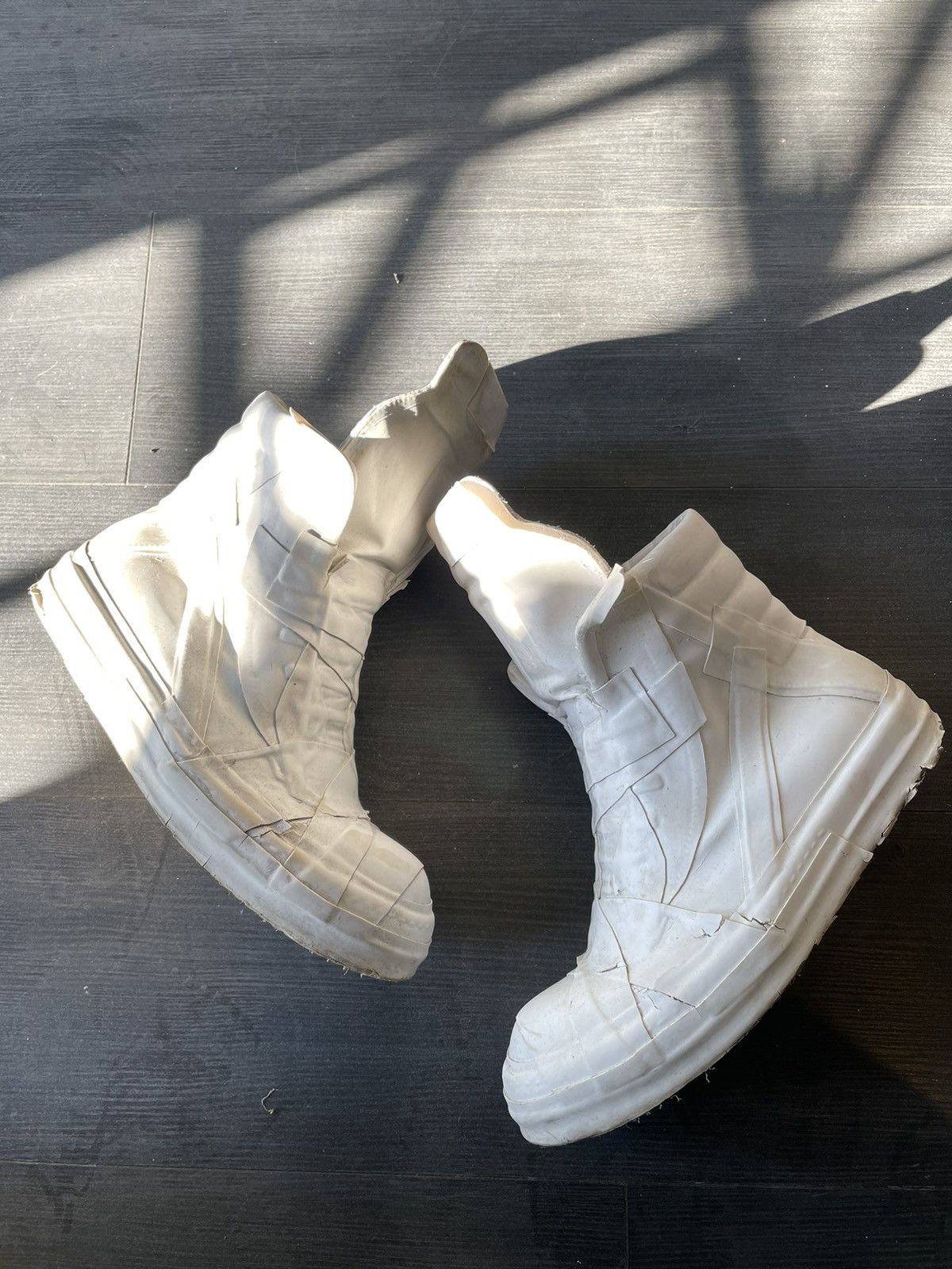 Rick Owens Rick owens performa rubber tapes geobasket in