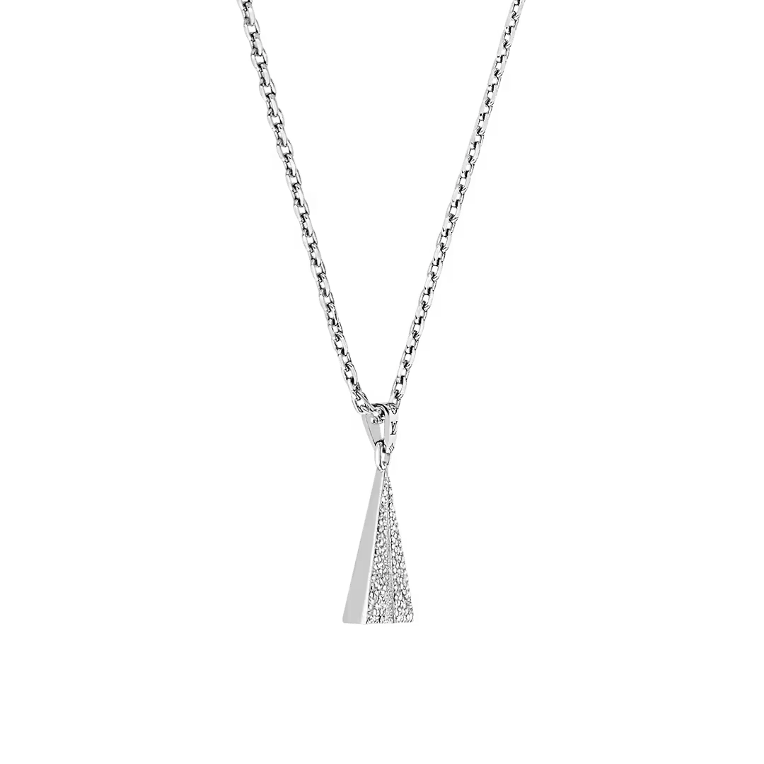 [SALE]ヴィトン Vuitton レア ペンダントLV ペイパープレーン Louis Vuitton LV Paperplane Necklace | Grailed