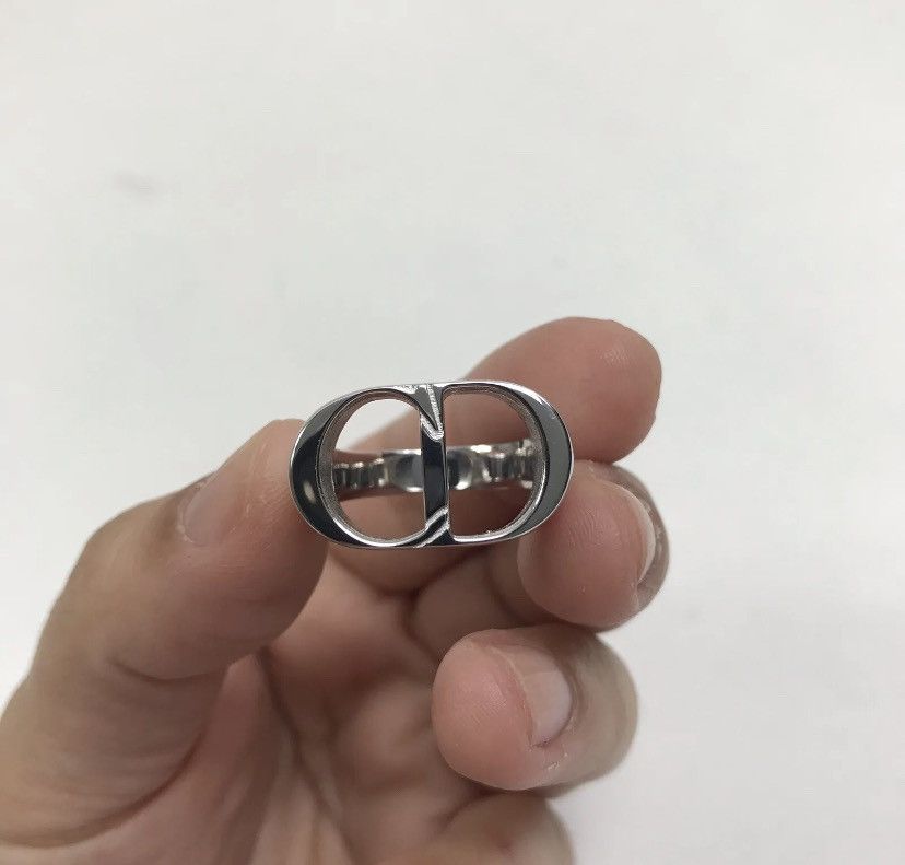 Dior DIOR HOMME CD RING STERLING SILVER SIZE: M Size ONE SIZE - 7 Thumbnail