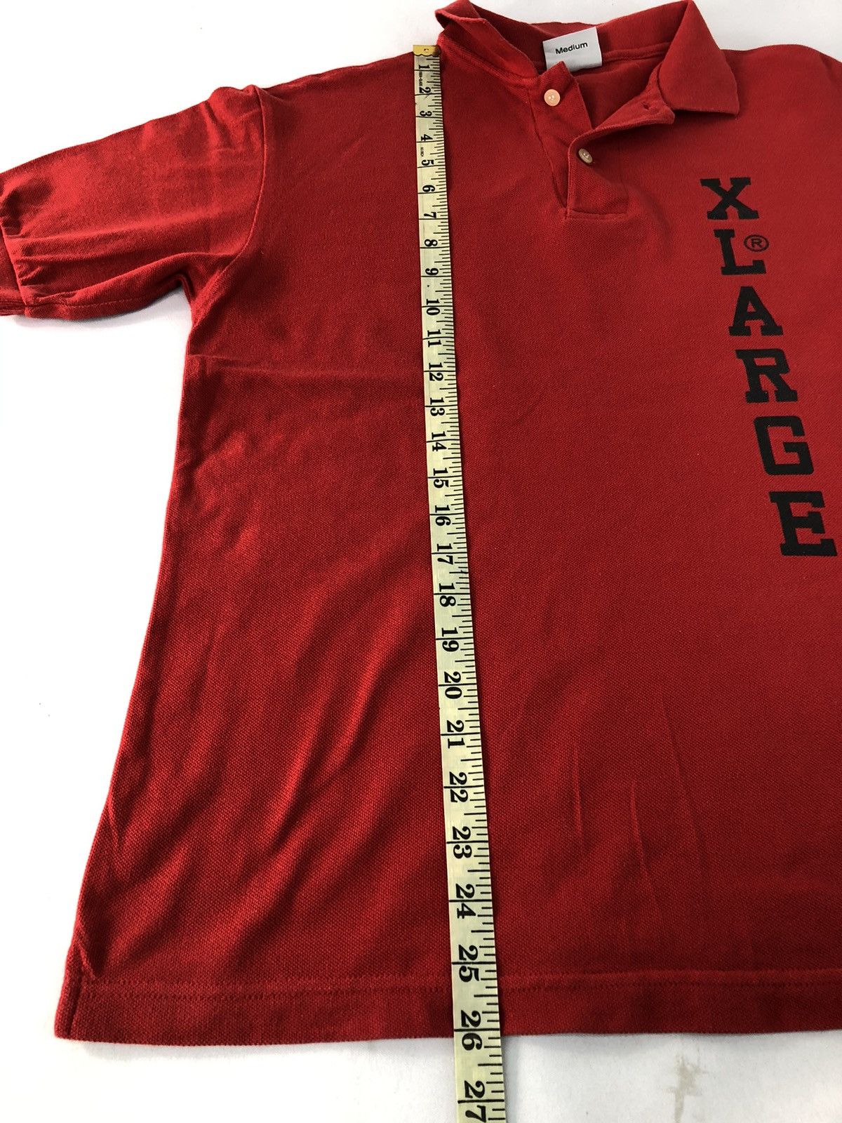 Japanese Brand × Xlarge Hype X Large Fine Clothing Spell Out Polo Tee T-Shirt Size US M / EU 48-50 / 2 - 12 Thumbnail