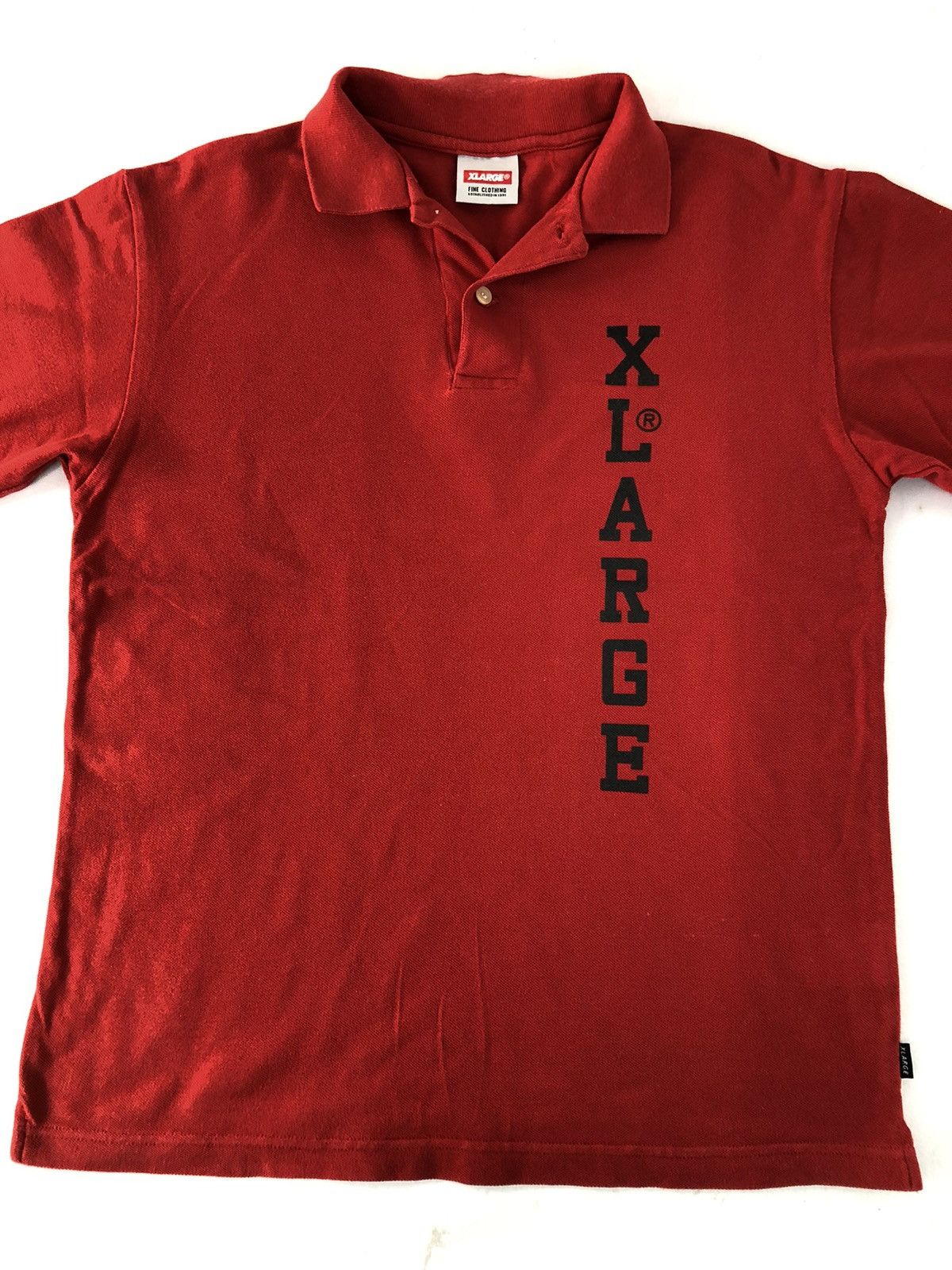 Japanese Brand × Xlarge Hype X Large Fine Clothing Spell Out Polo Tee T-Shirt Size US M / EU 48-50 / 2 - 3 Thumbnail