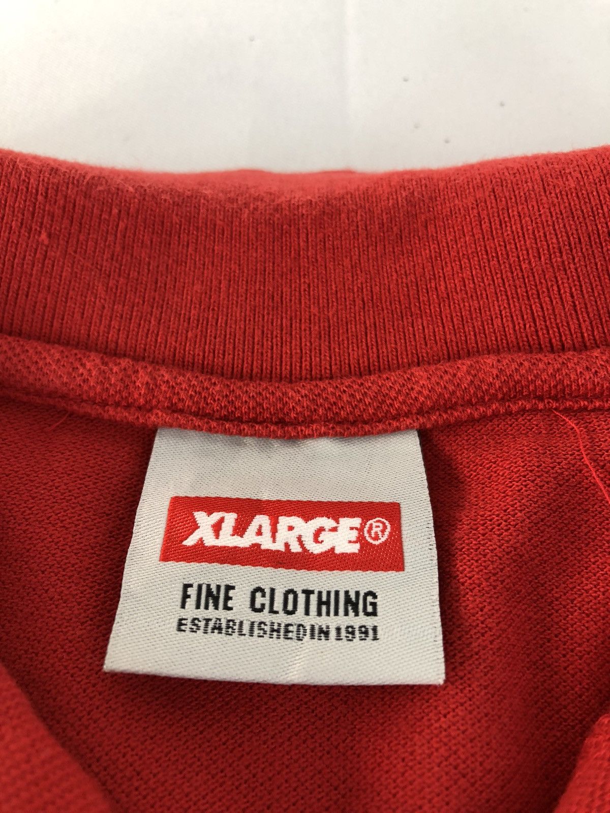Japanese Brand × Xlarge Hype X Large Fine Clothing Spell Out Polo Tee T-Shirt Size US M / EU 48-50 / 2 - 6 Thumbnail