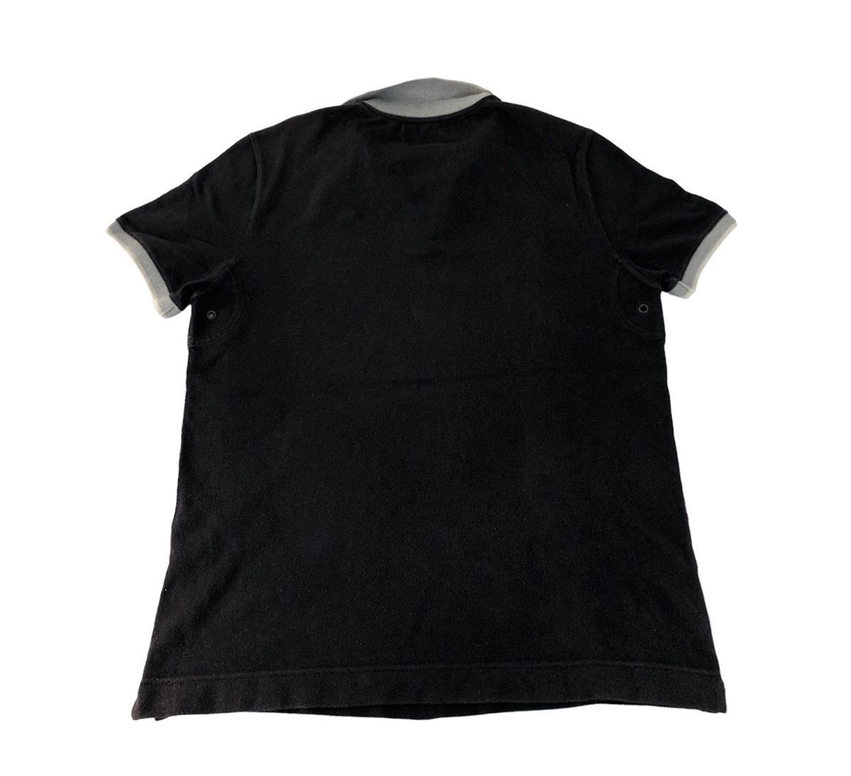 Prada Hype Prada Made In Italy Black Polo Tee T-shirt Size US L / EU 52-54 / 3 - 2 Thumbnail