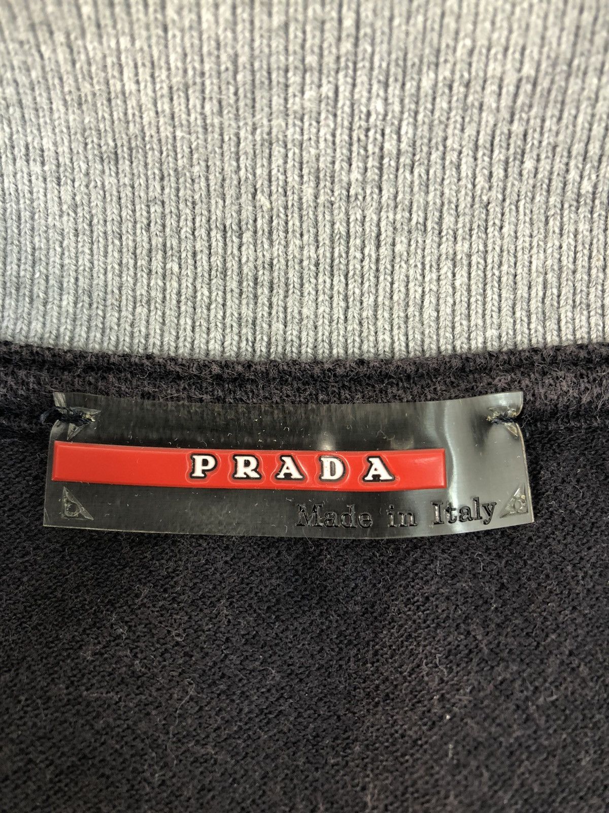 Prada Hype Prada Made In Italy Black Polo Tee T-shirt Size US L / EU 52-54 / 3 - 5 Thumbnail