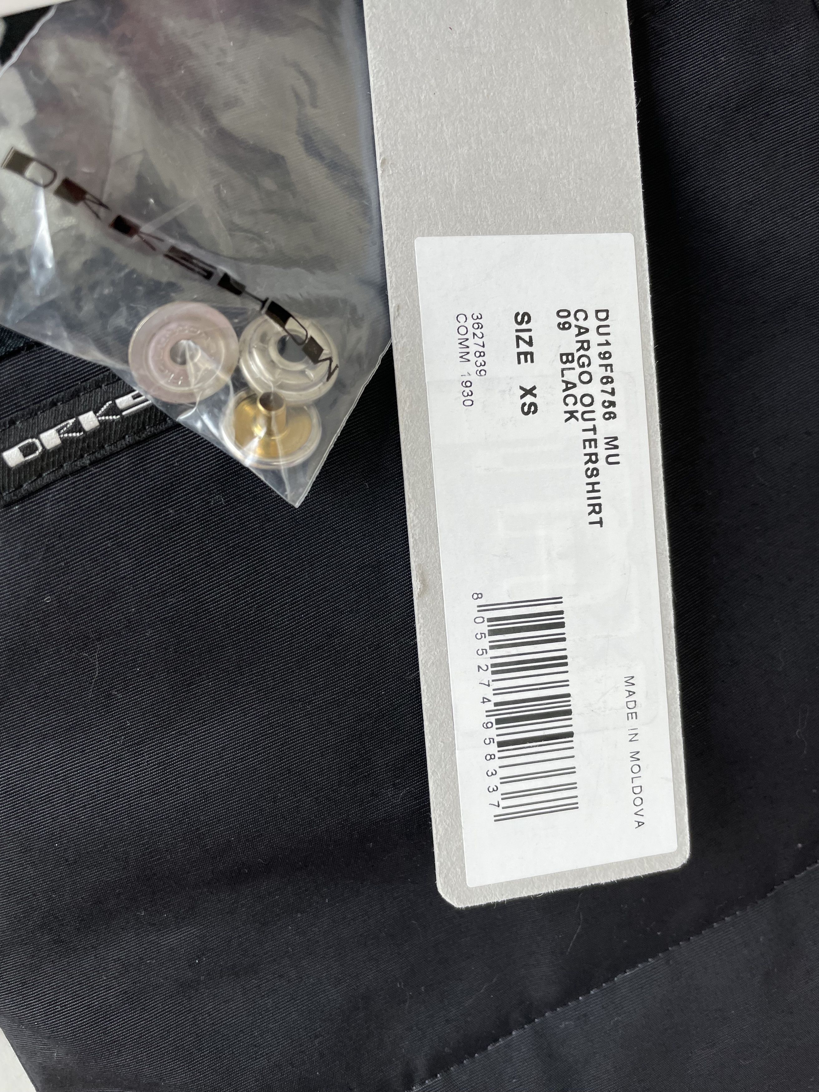 Rick Owens Rick Owens DRKSHDW FW19 Larry Cargo Outershirt Jacket Size US XS / EU 42 / 0 - 10 Thumbnail