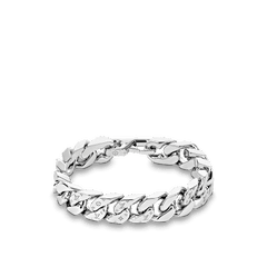 LOUIS VUITTON Crystal Chain Links Patches Bracelet 1012518