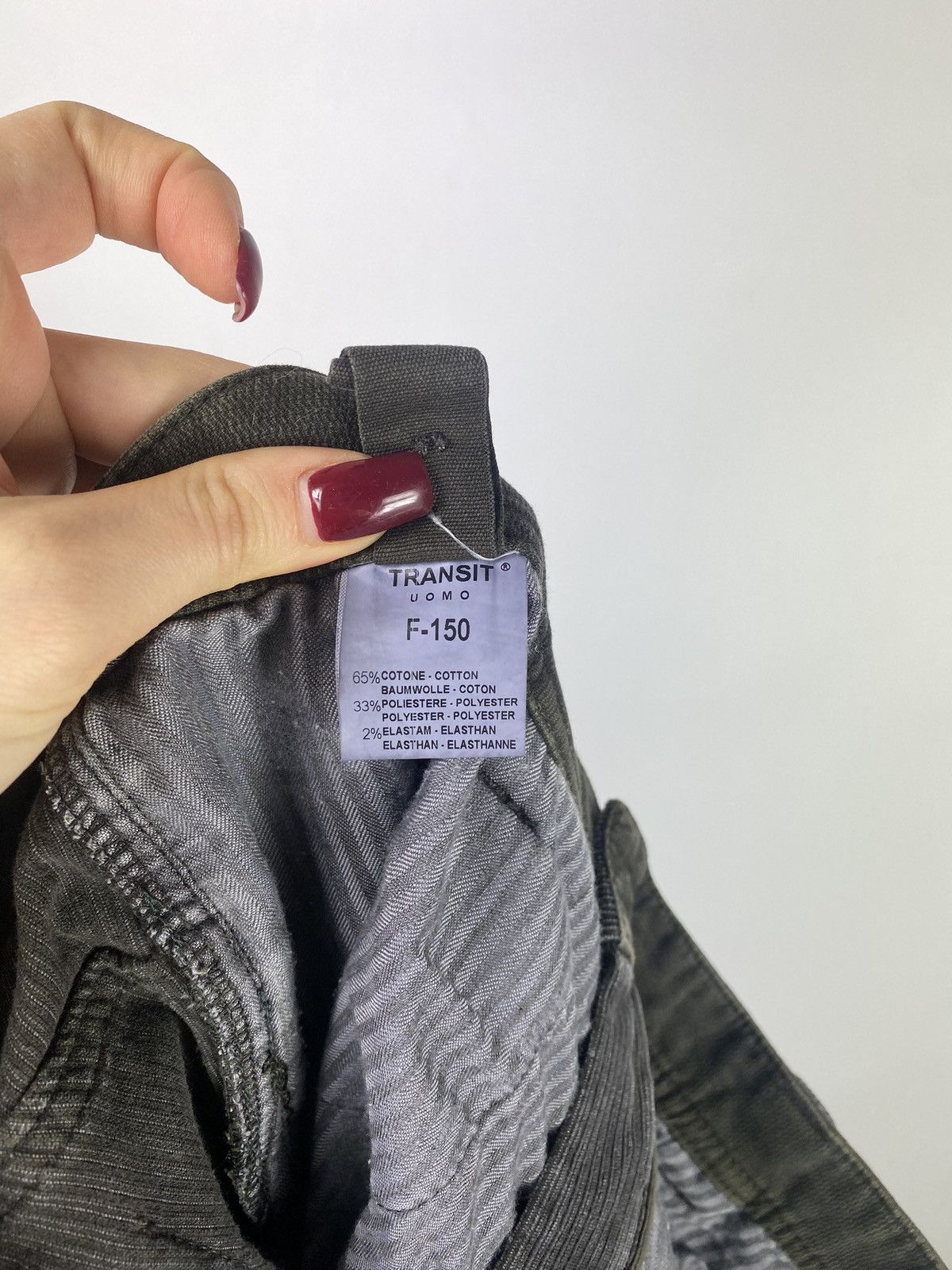 Transit Uomo Transit Uomo men’s avant-garde corduroy chino pants size Xl Size US 36 / EU 52 - 13 Thumbnail