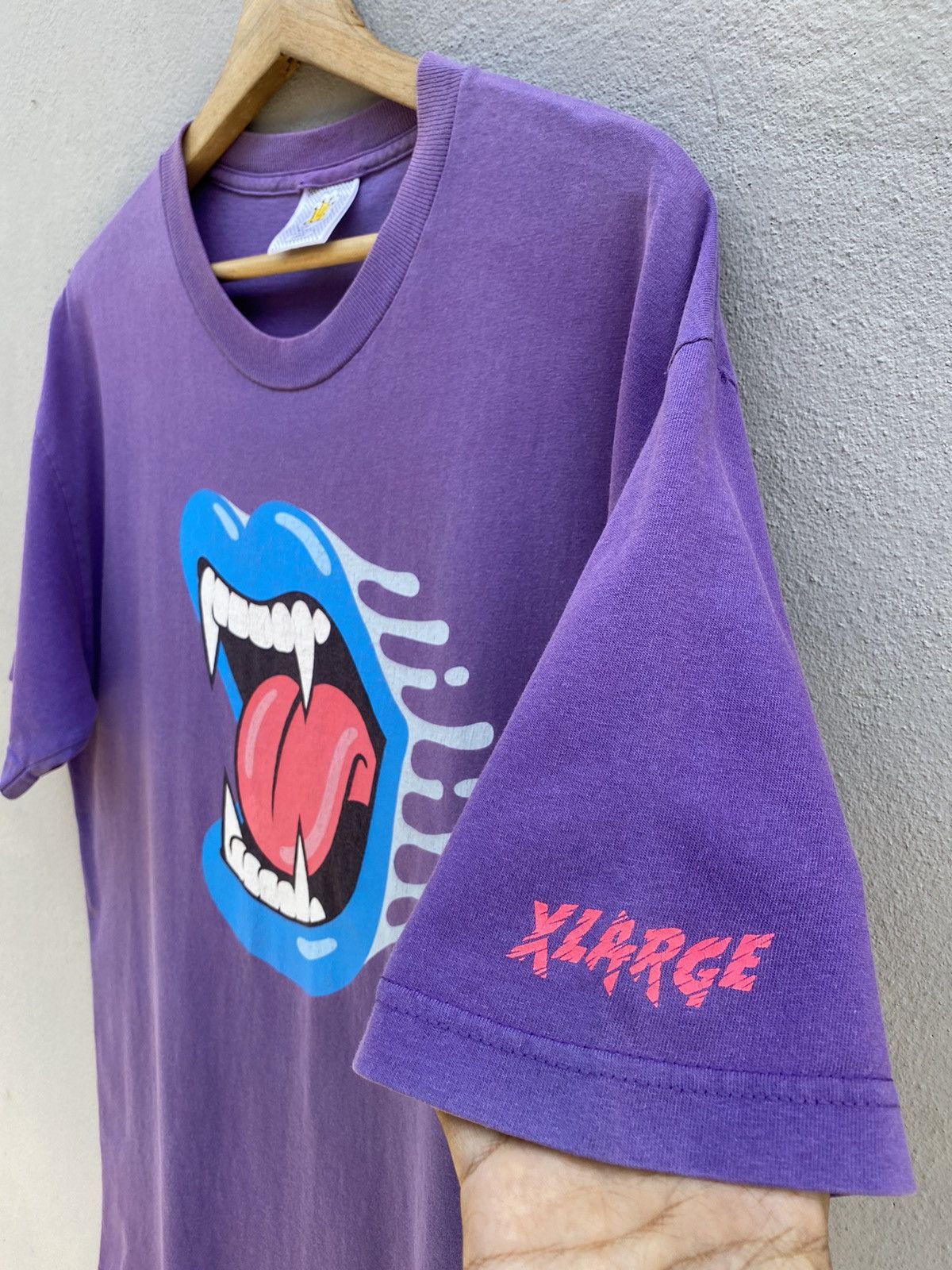 Japanese Brand × Xlarge 💥Vintage OG Japanese Streetwear 90’s XLARGE x ROLLING STONES Size US L / EU 52-54 / 3 - 2 Thumbnail