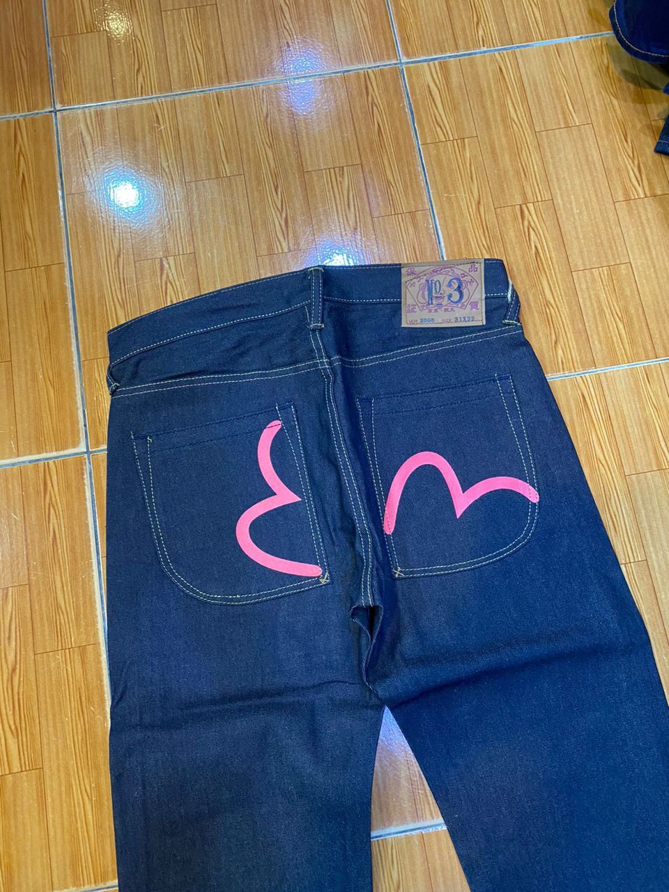 Japanese Brand VINTAGE EVISU RARE DESIGN LOGO DENIM PANTS TRAVIS SCOTT Size US 32 / EU 48 - 5 Thumbnail