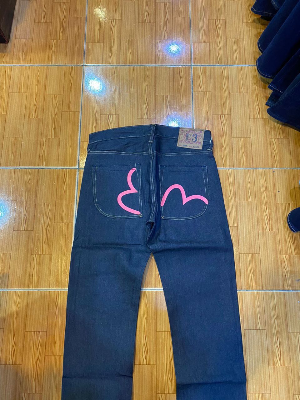 Japanese Brand VINTAGE EVISU RARE DESIGN LOGO DENIM PANTS TRAVIS SCOTT Size US 32 / EU 48 - 6 Thumbnail