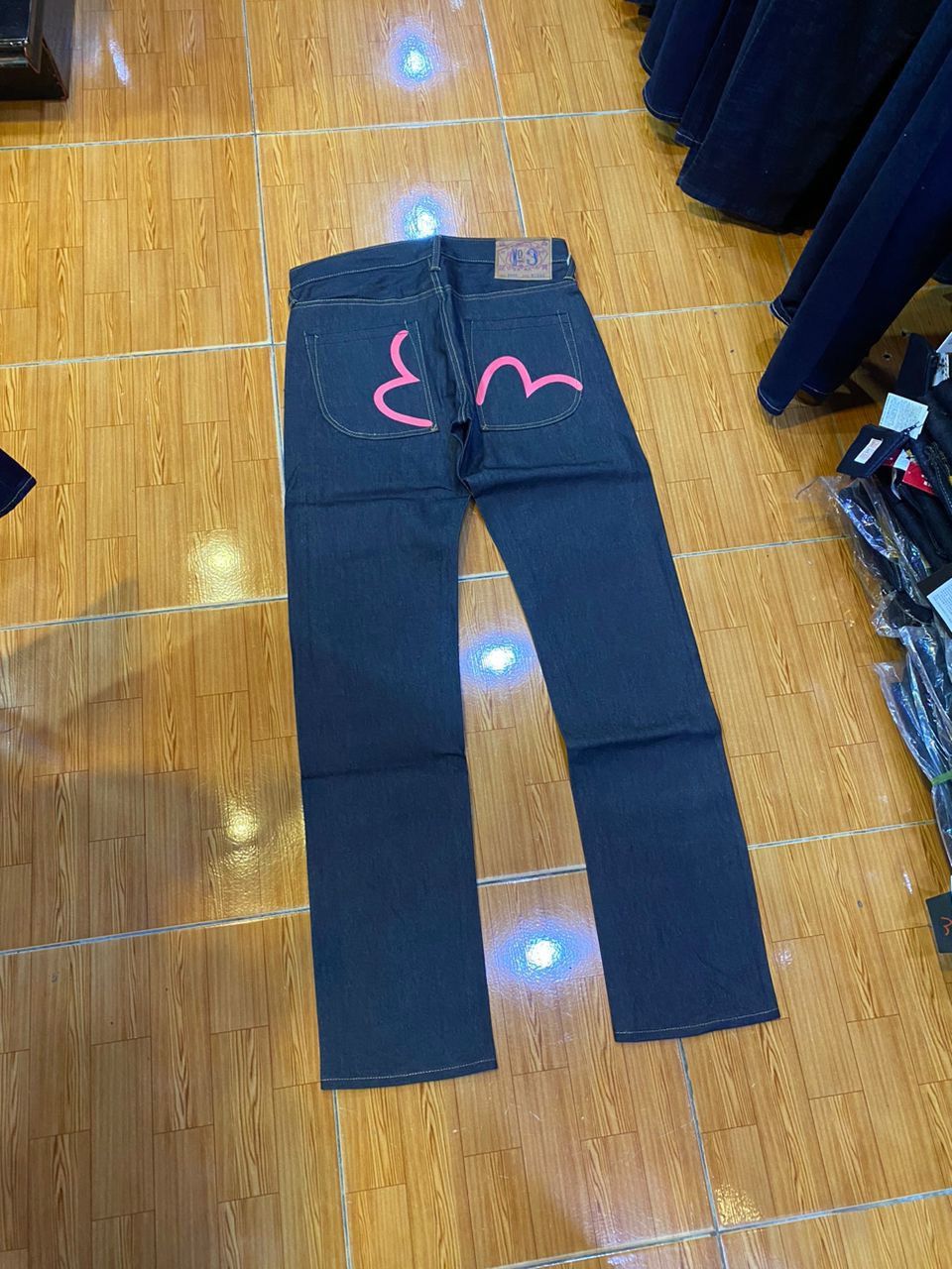 Japanese Brand VINTAGE EVISU RARE DESIGN LOGO DENIM PANTS TRAVIS SCOTT Size US 32 / EU 48 - 3 Thumbnail