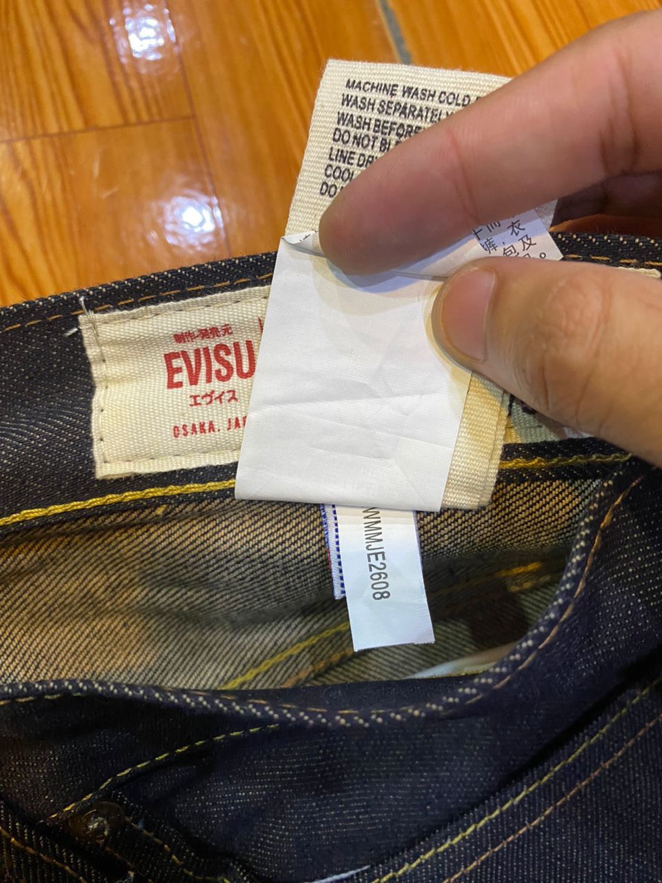 Japanese Brand VINTAGE EVISU RARE DESIGN LOGO DENIM PANTS TRAVIS SCOTT Size US 32 / EU 48 - 11 Thumbnail