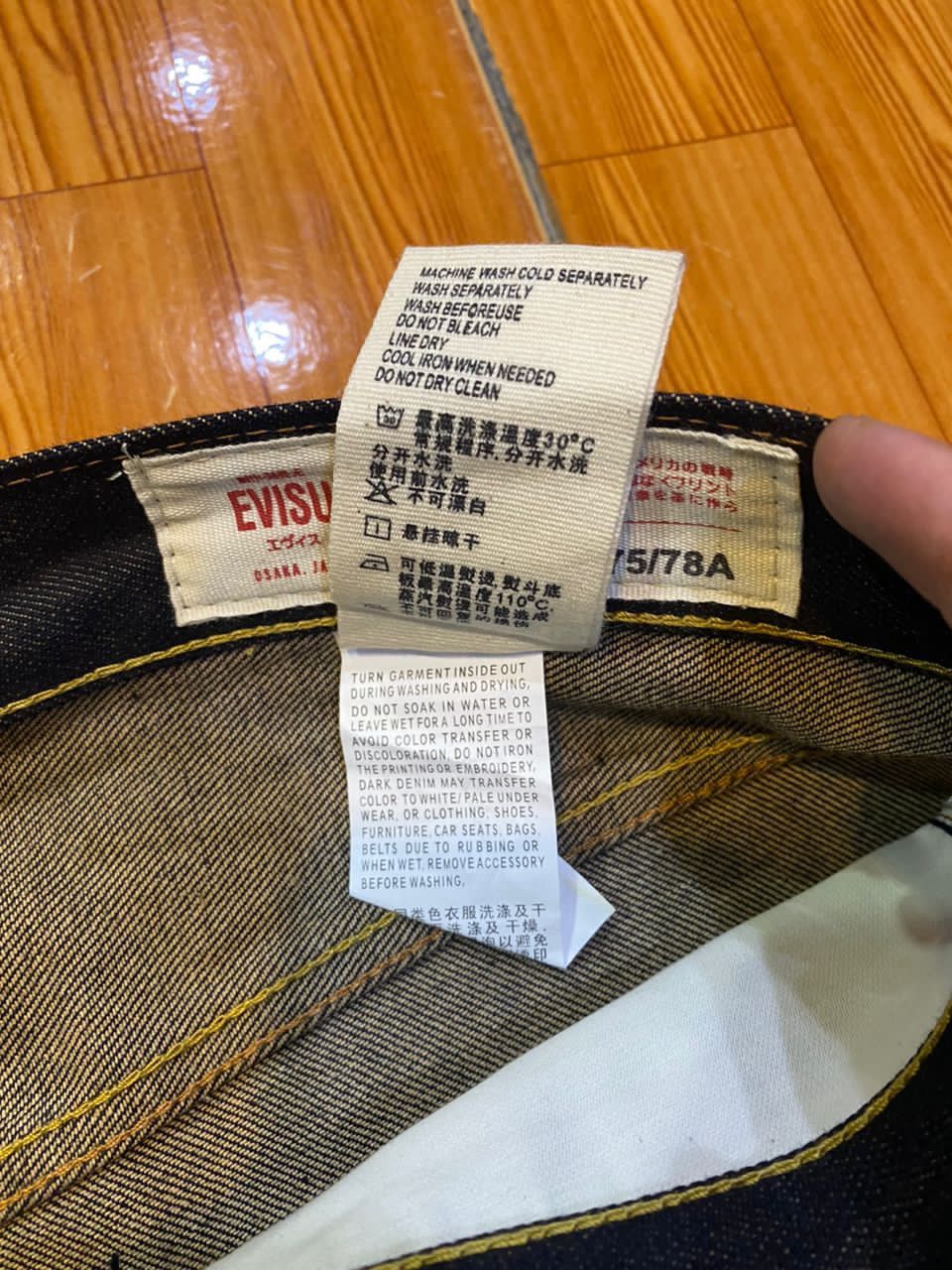 Japanese Brand VINTAGE EVISU RARE DESIGN LOGO DENIM PANTS TRAVIS SCOTT Size US 32 / EU 48 - 10 Thumbnail