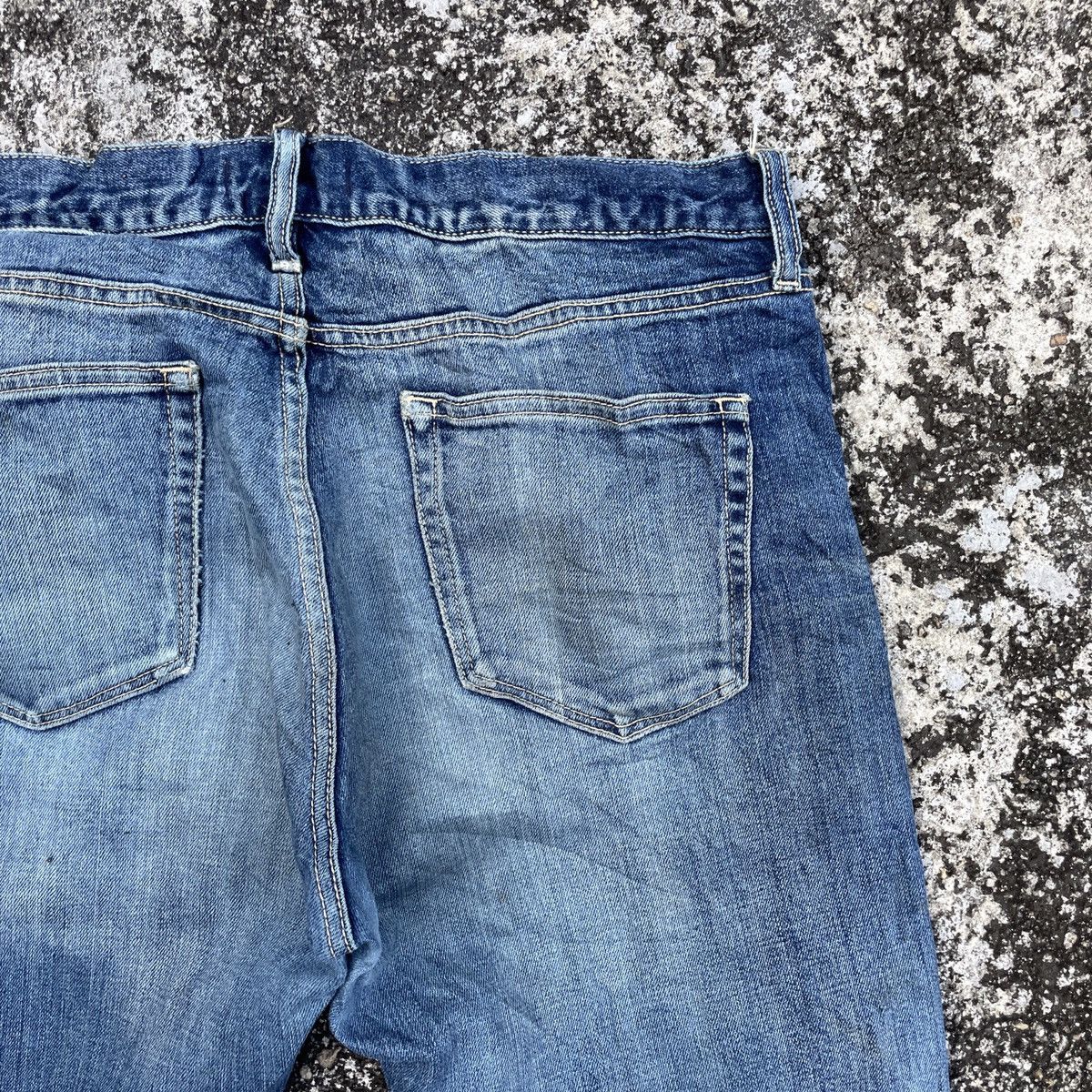 Japanese Brand Vintage Japanese Designer Redline Distressed Selvedge Denim Size US 34 / EU 50 - 7 Thumbnail