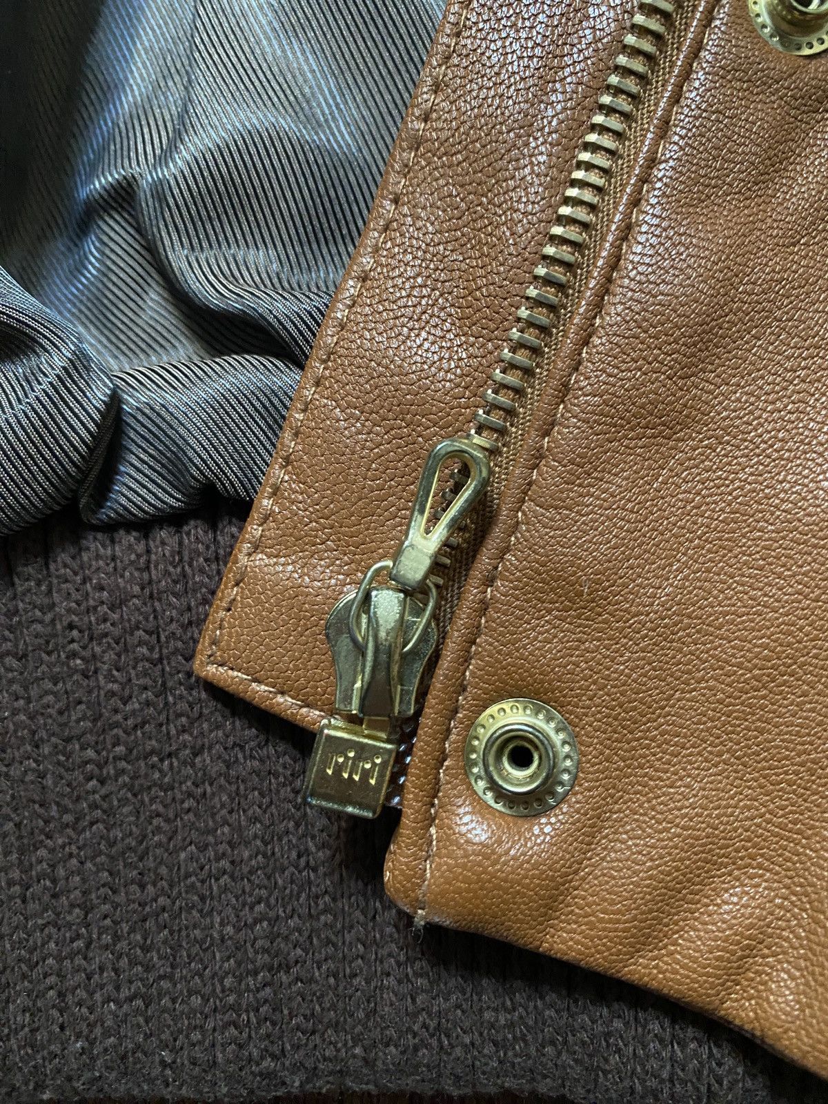 Vintage rare Acne Jeans biker Leather jacket