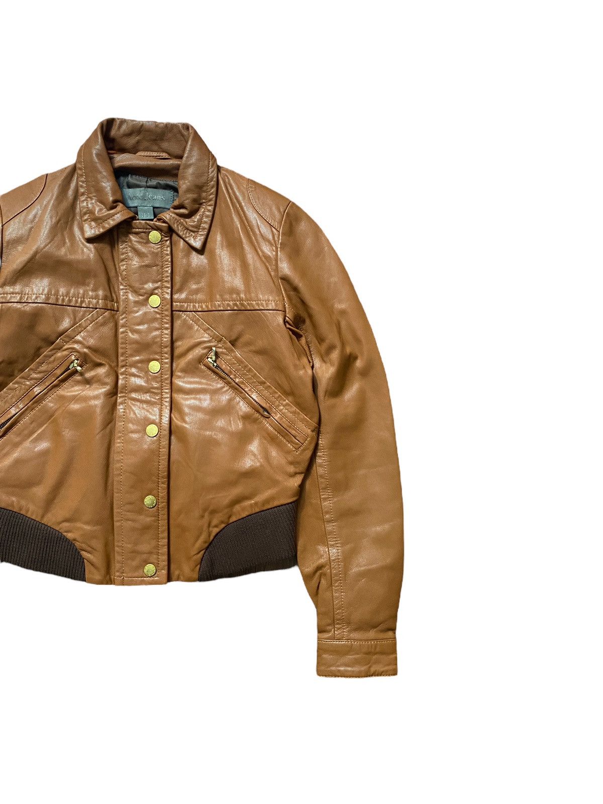 Vintage rare Acne Jeans biker Leather jacket