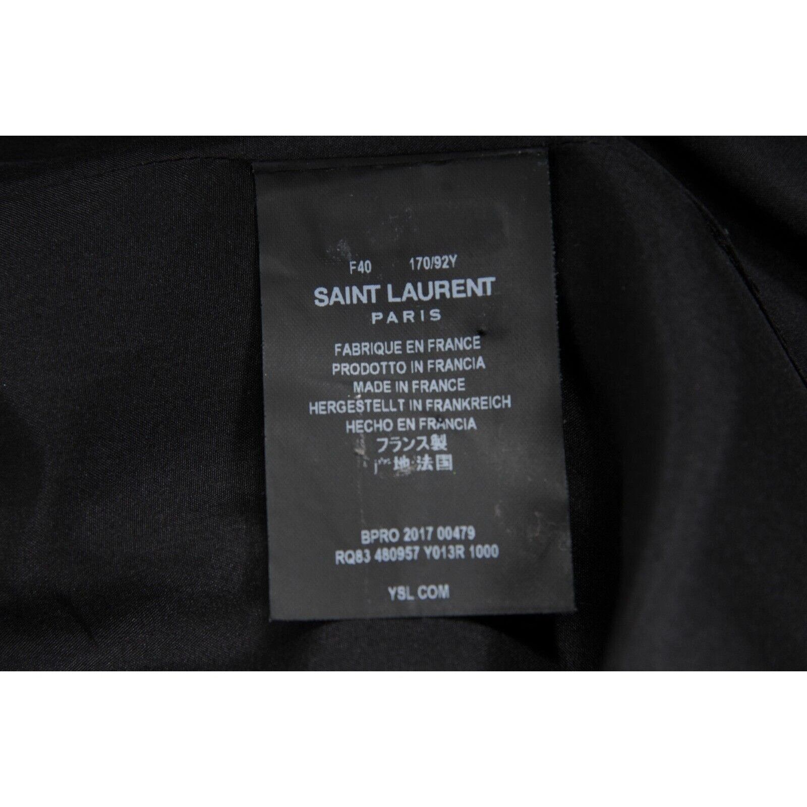 Saint Laurent Paris Ruffle Front Zipped Mini Dress Size S / US 4 / IT 40 - 13 Thumbnail