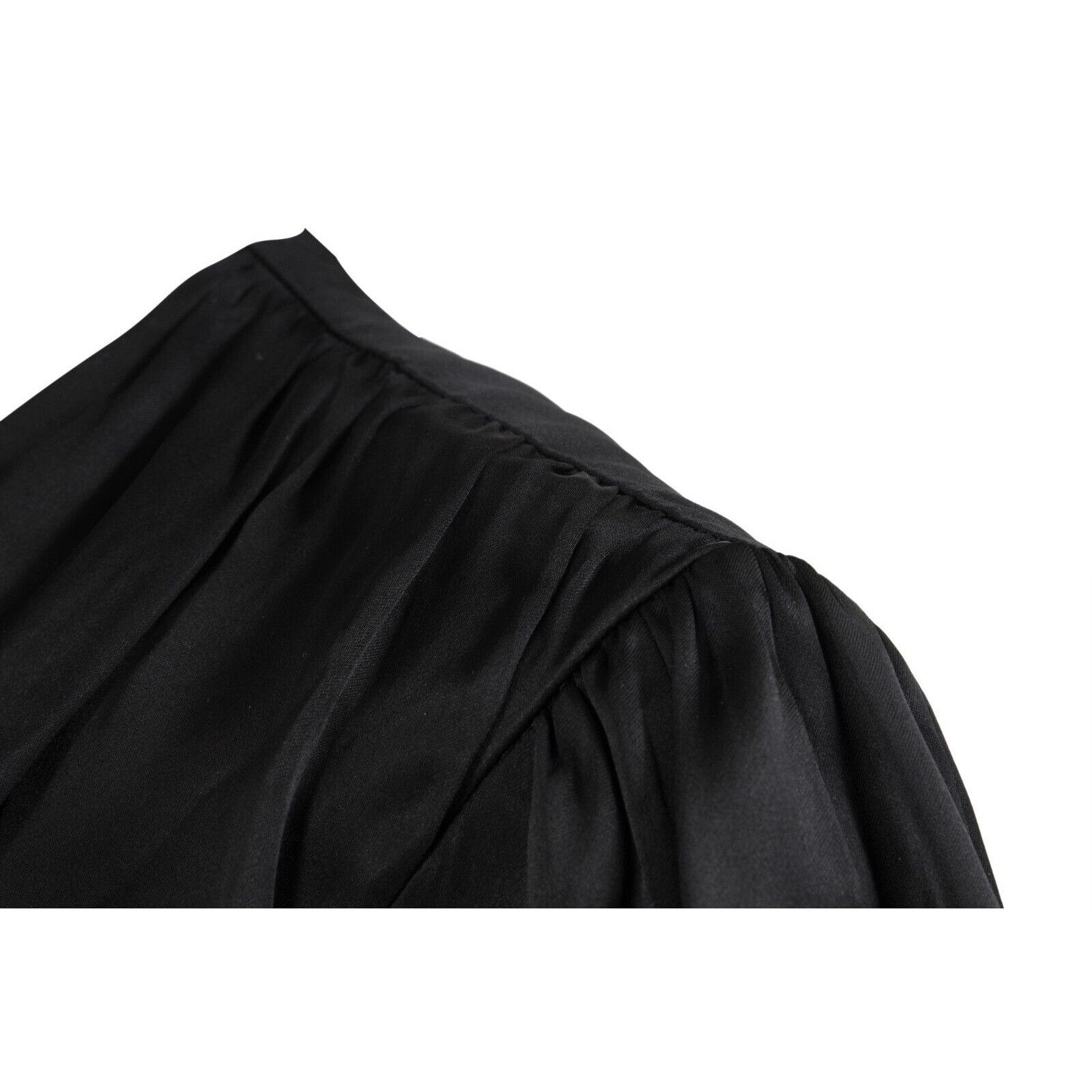Saint Laurent Paris Ruffle Front Zipped Mini Dress Size S / US 4 / IT 40 - 10 Thumbnail