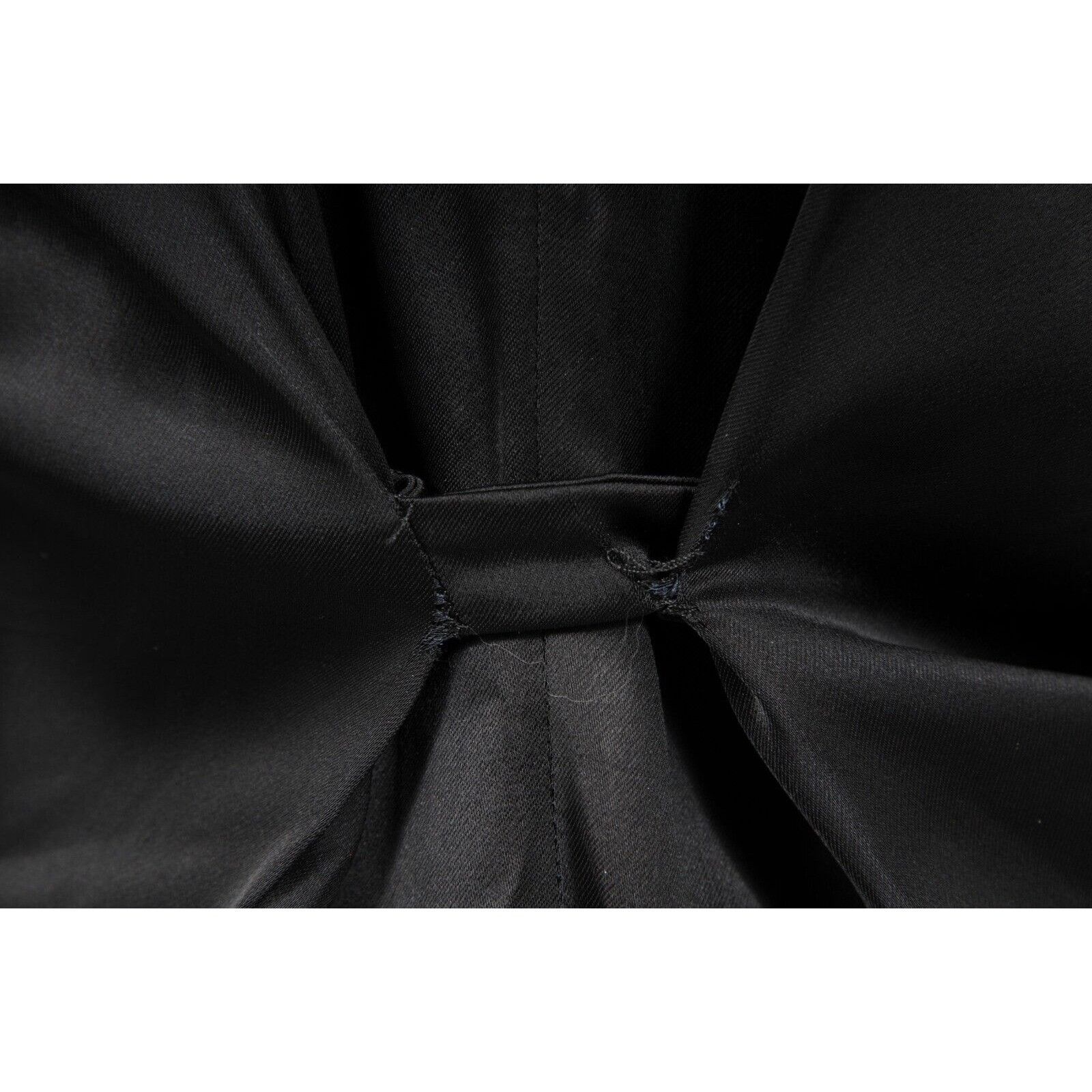 Saint Laurent Paris Ruffle Front Zipped Mini Dress Size S / US 4 / IT 40 - 6 Thumbnail