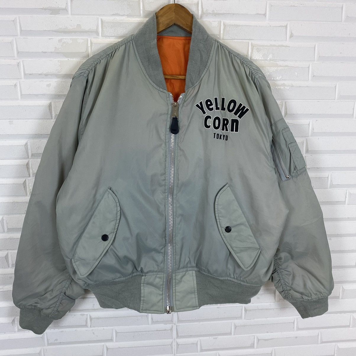 YELLOW CORN ☀️Vintage Yellow Corn bomber jacket nice design Size US M / EU 48-50 / 2 - 3 Thumbnail