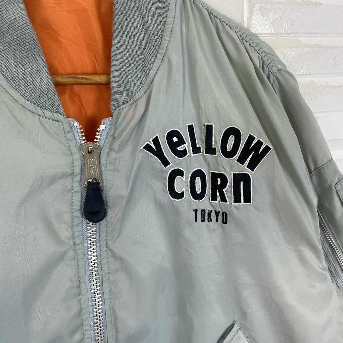 YELLOW CORN ☀️Vintage Yellow Corn bomber jacket nice design Size US M / EU 48-50 / 2 - 6 Thumbnail