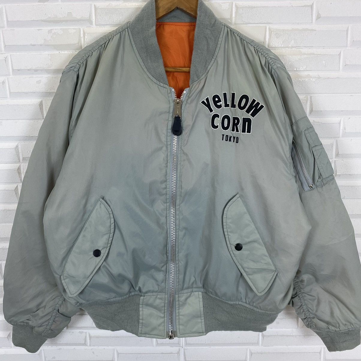 YELLOW CORN ☀️Vintage Yellow Corn bomber jacket nice design Size US M / EU 48-50 / 2 - 5 Thumbnail