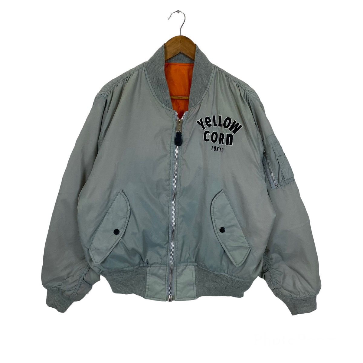 YELLOW CORN ☀️Vintage Yellow Corn bomber jacket nice design Size US M / EU 48-50 / 2 - 2 Thumbnail