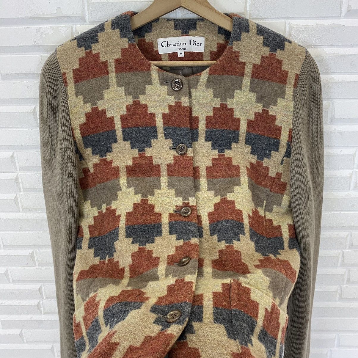 Christian Dior Monsieur Vintage Christian Dior Sport wool button jacket Size M / US 6-8 / IT 42-44 - 7 Thumbnail