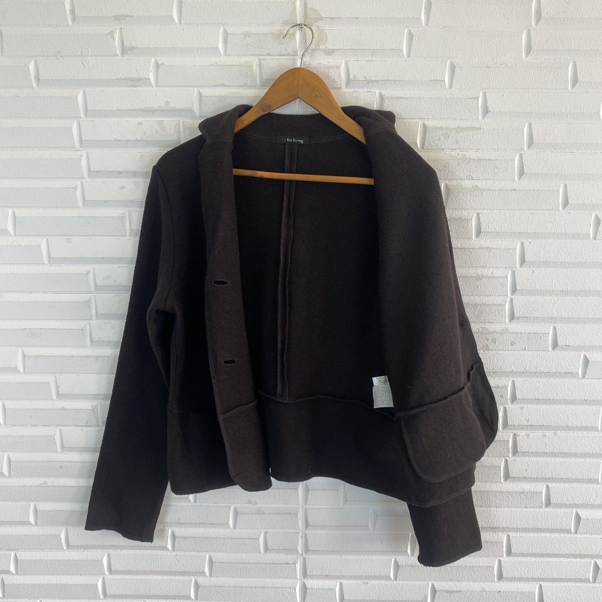 Yohji Yamamoto YS FOR LIVING WOOL BUTTON JACKET WOMEN Size S / US 4 / IT 40 - 10 Thumbnail