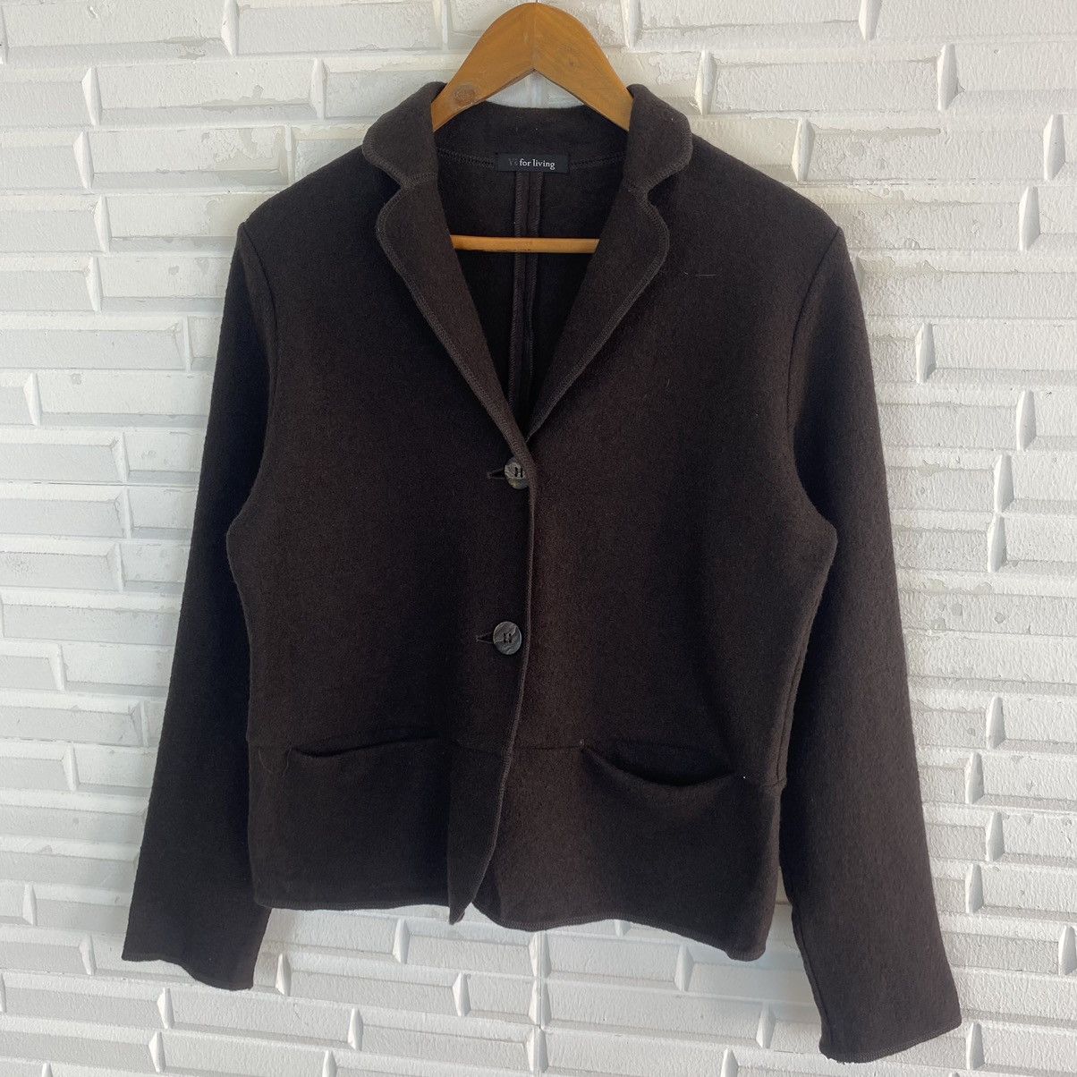 Yohji Yamamoto YS FOR LIVING WOOL BUTTON JACKET WOMEN Size S / US 4 / IT 40 - 4 Thumbnail