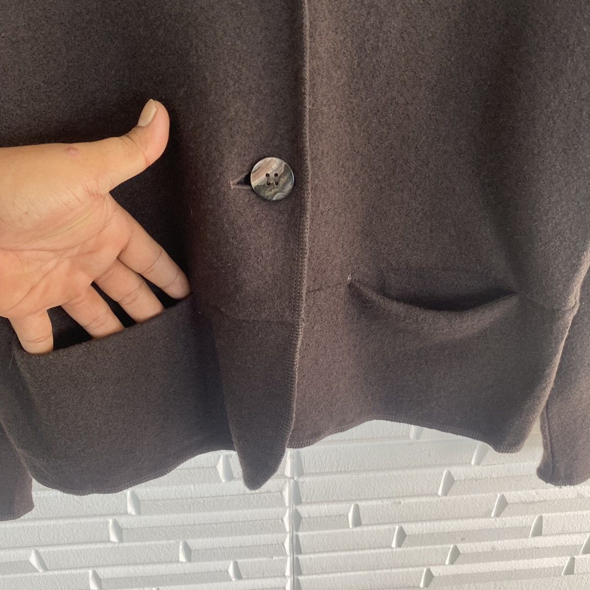 Yohji Yamamoto YS FOR LIVING WOOL BUTTON JACKET WOMEN Size S / US 4 / IT 40 - 6 Thumbnail