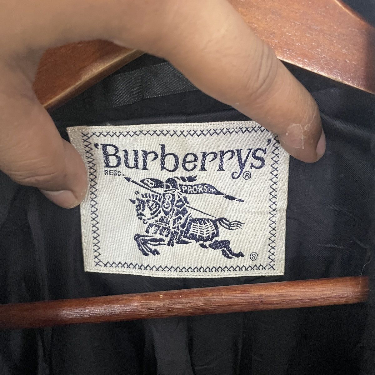 Burberry Vintage 90s Burberry’s Long Coat Jacket Size US L / EU 52-54 / 3 - 6 Thumbnail