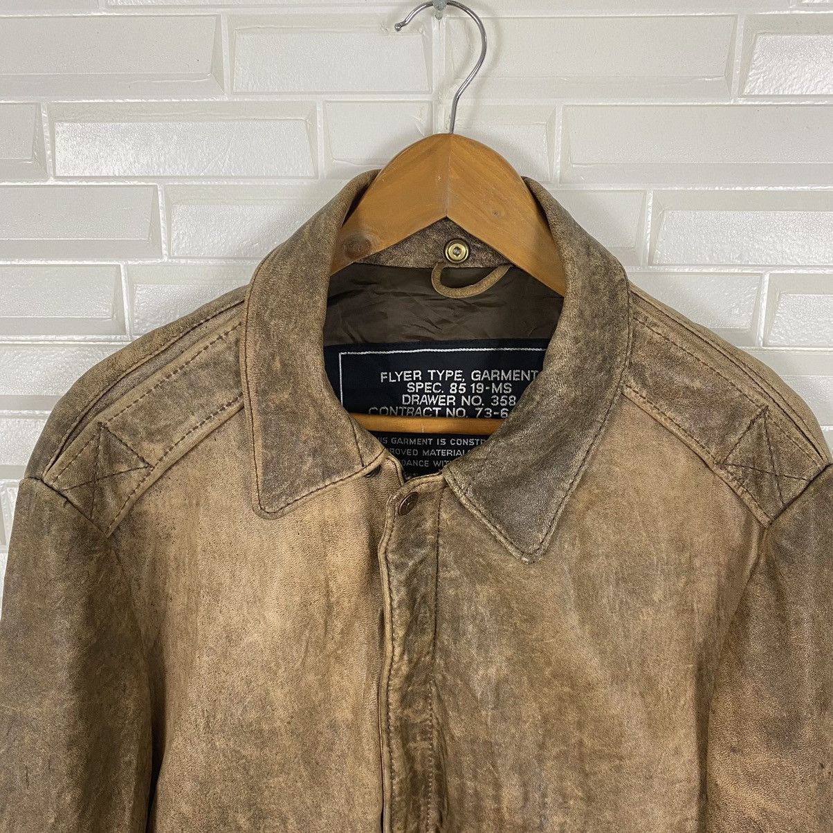 Schott SCHOTT BROS A2 FLYER TYPE GARMENT LEATHER JACKET SIZE 40 Size US M / EU 48-50 / 2 - 6 Thumbnail