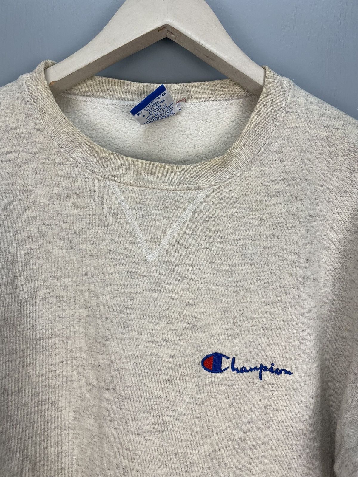 Champion Vintage 90s Champion sweatshirt V neck Size US M / EU 48-50 / 2 - 3 Thumbnail