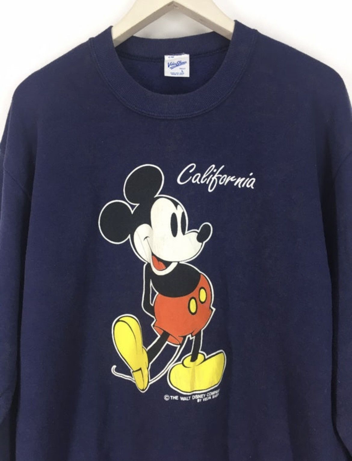 Mickey Mouse Vintage 90s Mickey Mouse California sweatshirt Size US L / EU 52-54 / 3 - 3 Thumbnail