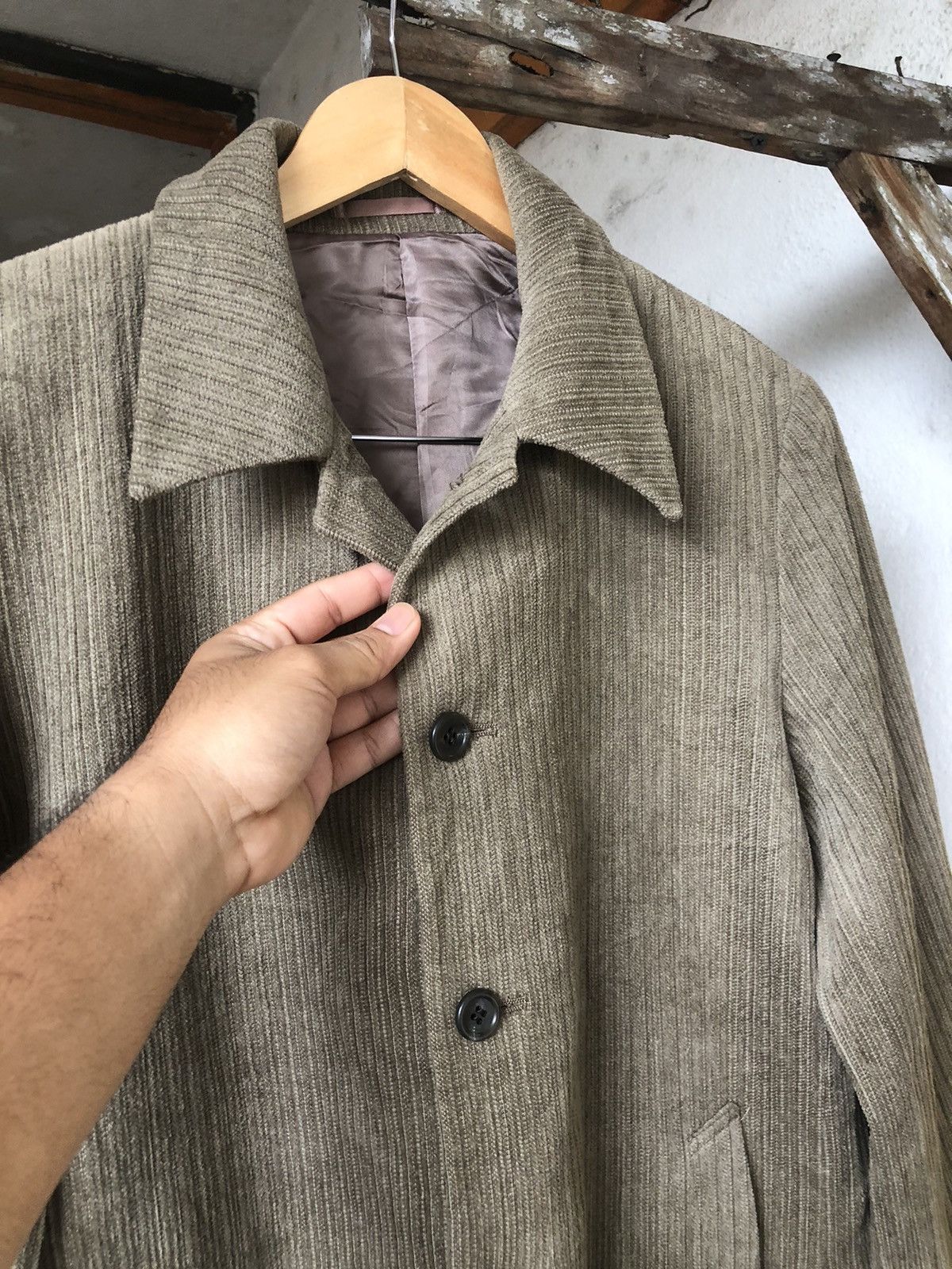 Issey Miyake Vintage Tete Homme by Issey Miyake Corduroy Jacket Size US M / EU 48-50 / 2 - 10 Thumbnail